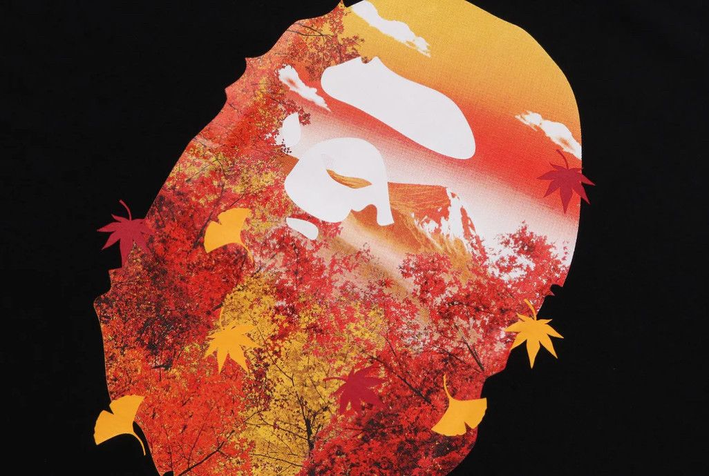 Bape Autumn Ape Head Tee Size US XL / EU 56 / 4 - 2 Thumbnail