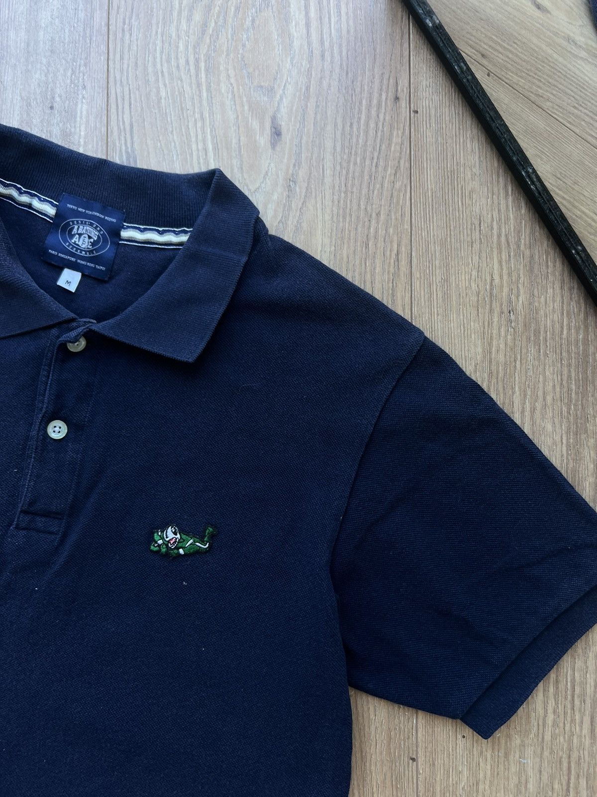 Bape BAPE BIKER / SOLDIER POLO T-SHIRT Size US M / EU 48-50 / 2 - 2 Thumbnail