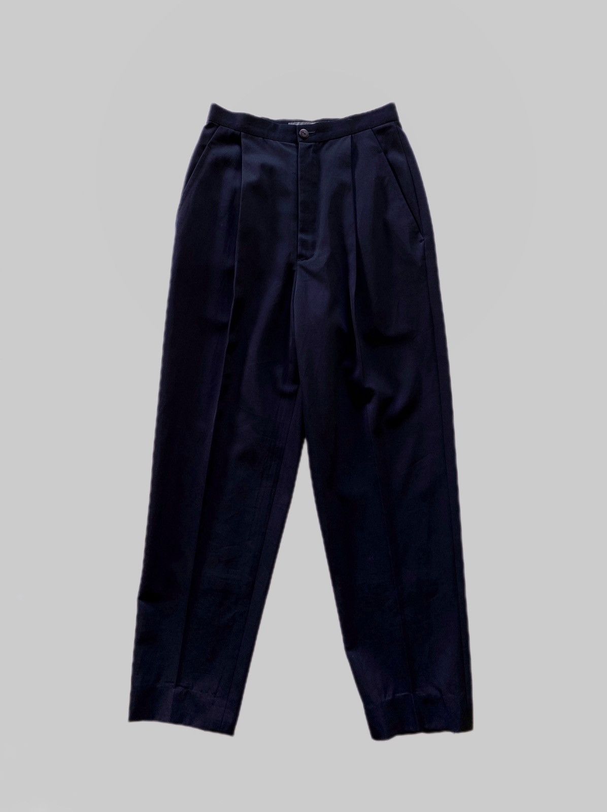 Issey Miyake 1984 ISSEY MIYAKE WOOL PANTS Size 24" / US 00 / IT 34 - 1 Thumbnail