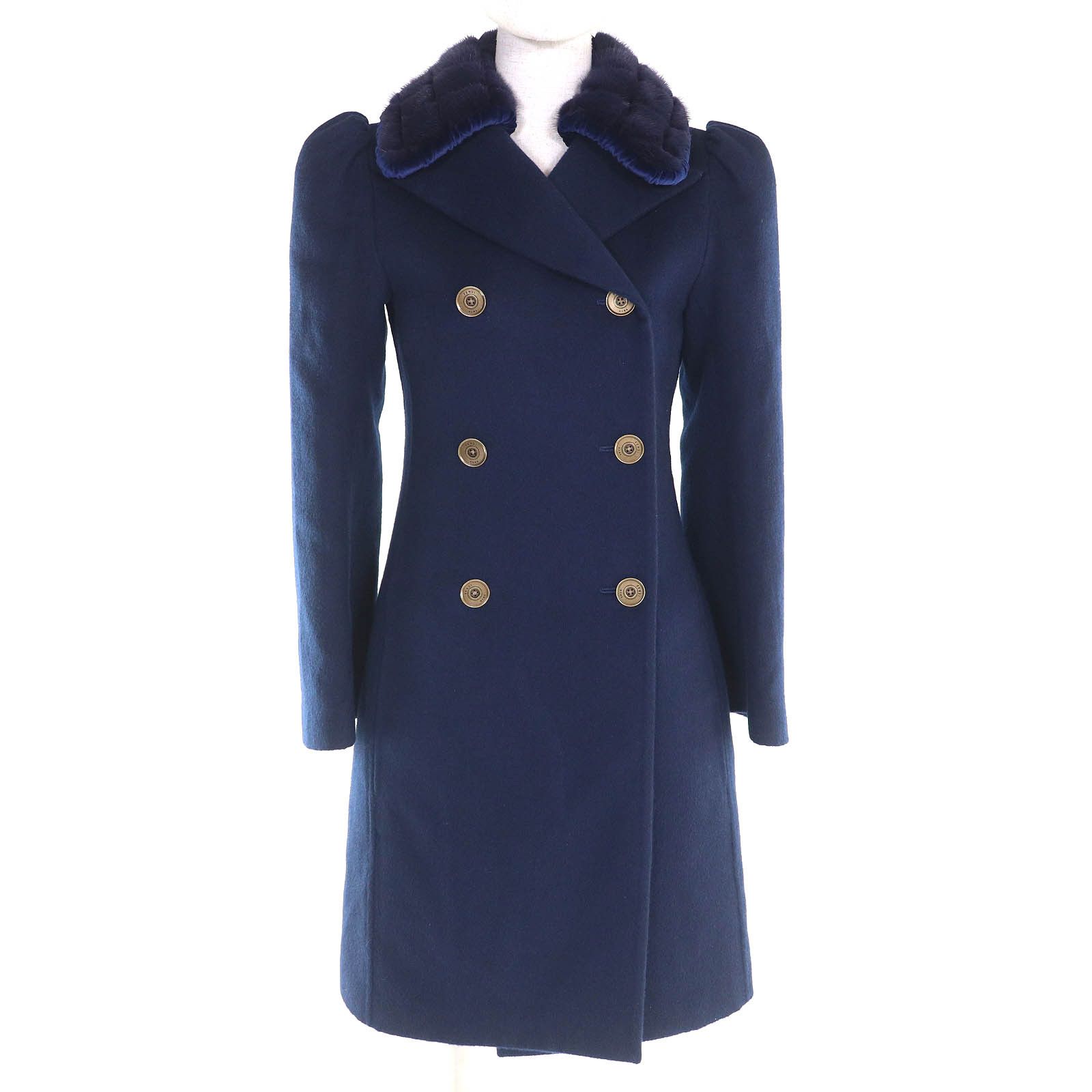 Fendi Fendi Fendi Mink Fur Long Coat Natural Material Outerwear FF8764 DUTY FREE for USA Size ONE SIZE - 1 Thumbnail