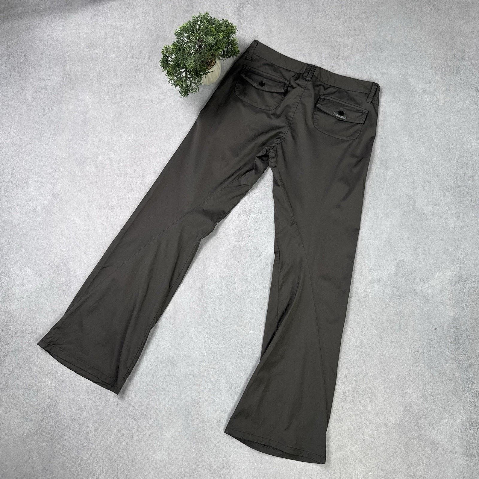 Marithe + Francois Girbaud Marithe Francois Girbaud Women Flared Pants Dize IT 44 Size 30" / US 8 / IT 44 - 17 Thumbnail
