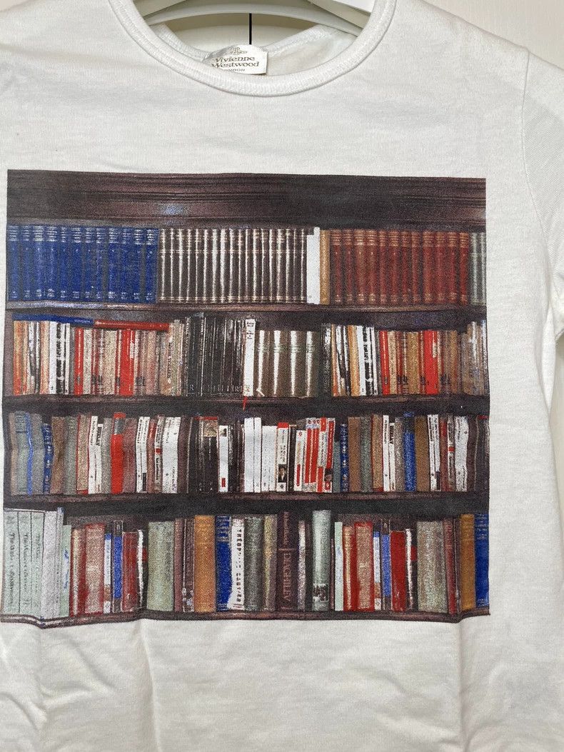 Vivienne Westwood Vivienne Westwood 90s Made in Italy 'Library Tee' Women's Size XS / US 0-2 / IT 36-38 - 2 Thumbnail