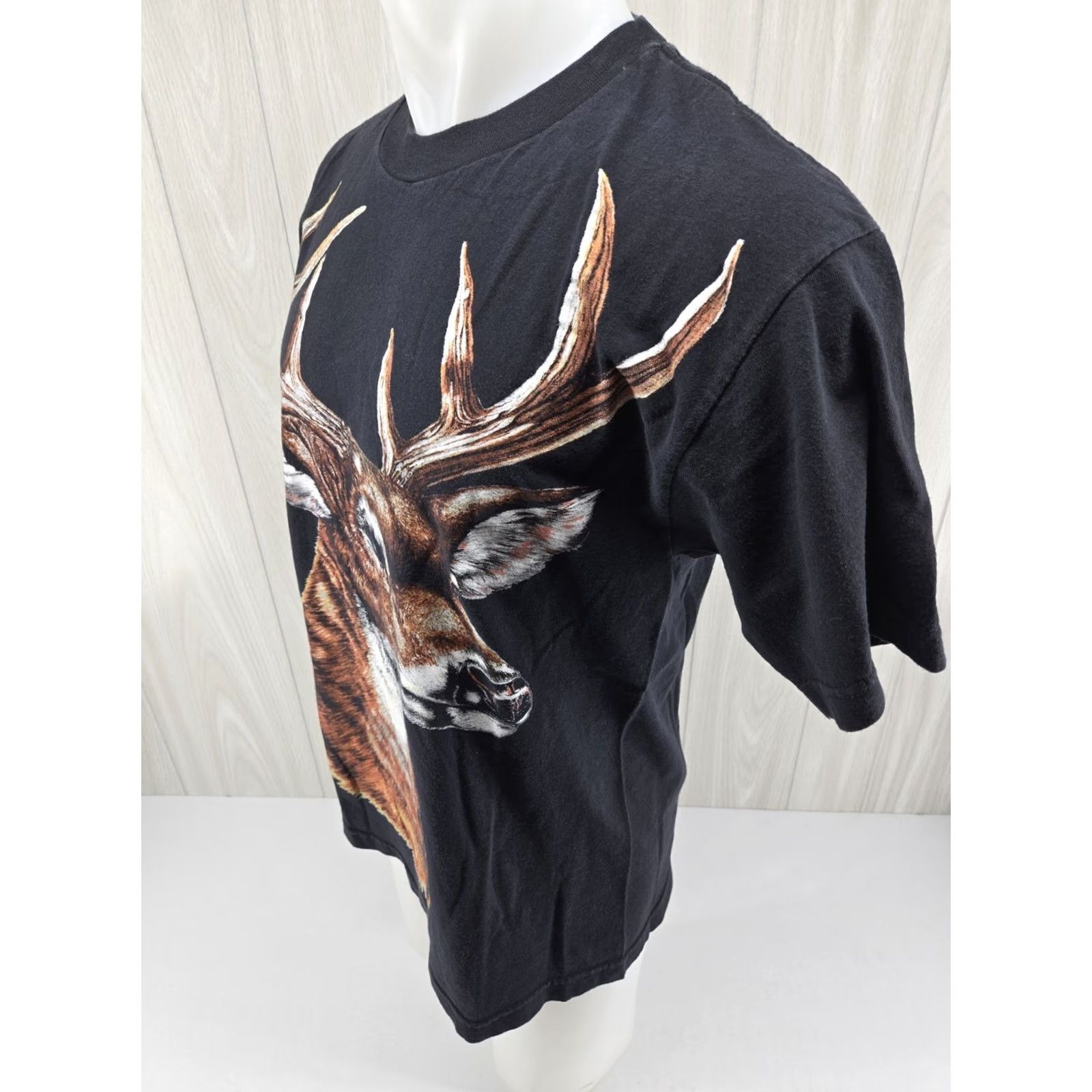Vintage VINTAGE Hyland Shirt Men T-Shirt Graphic Print Deer Hunting Whitetail Buck G's Outdoors Black Size L Size US L / EU 52-54 / 3 - 4 Thumbnail