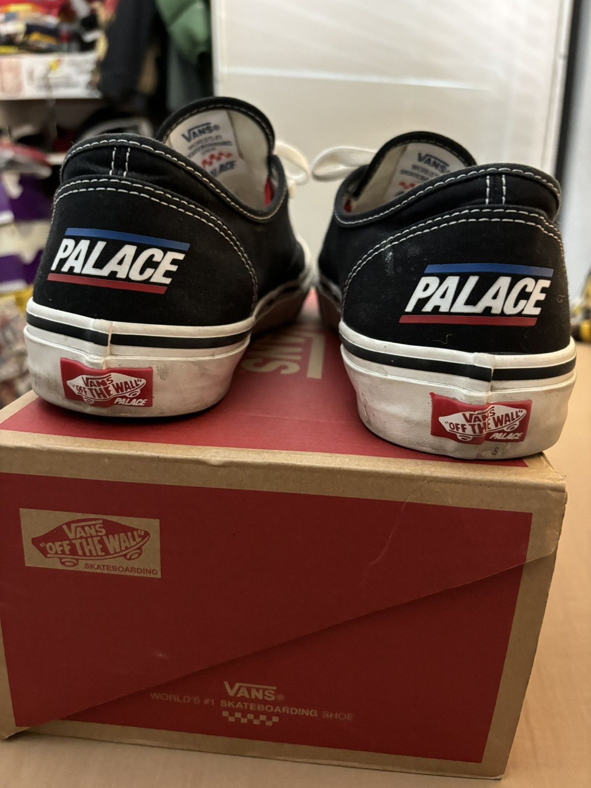 Palace × Vans Palace x Vans Old Skool Black white | Grailed