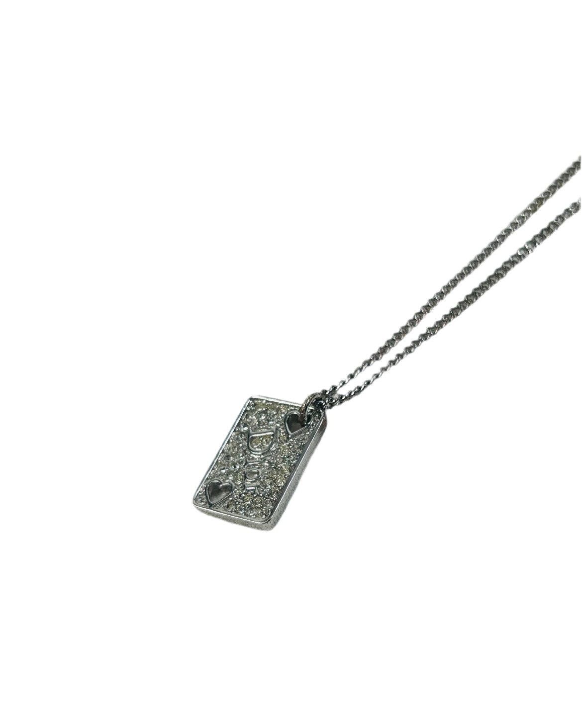 Dior Dior Encrusted Playing Card Necklace Size ONE SIZE - 3 Thumbnail