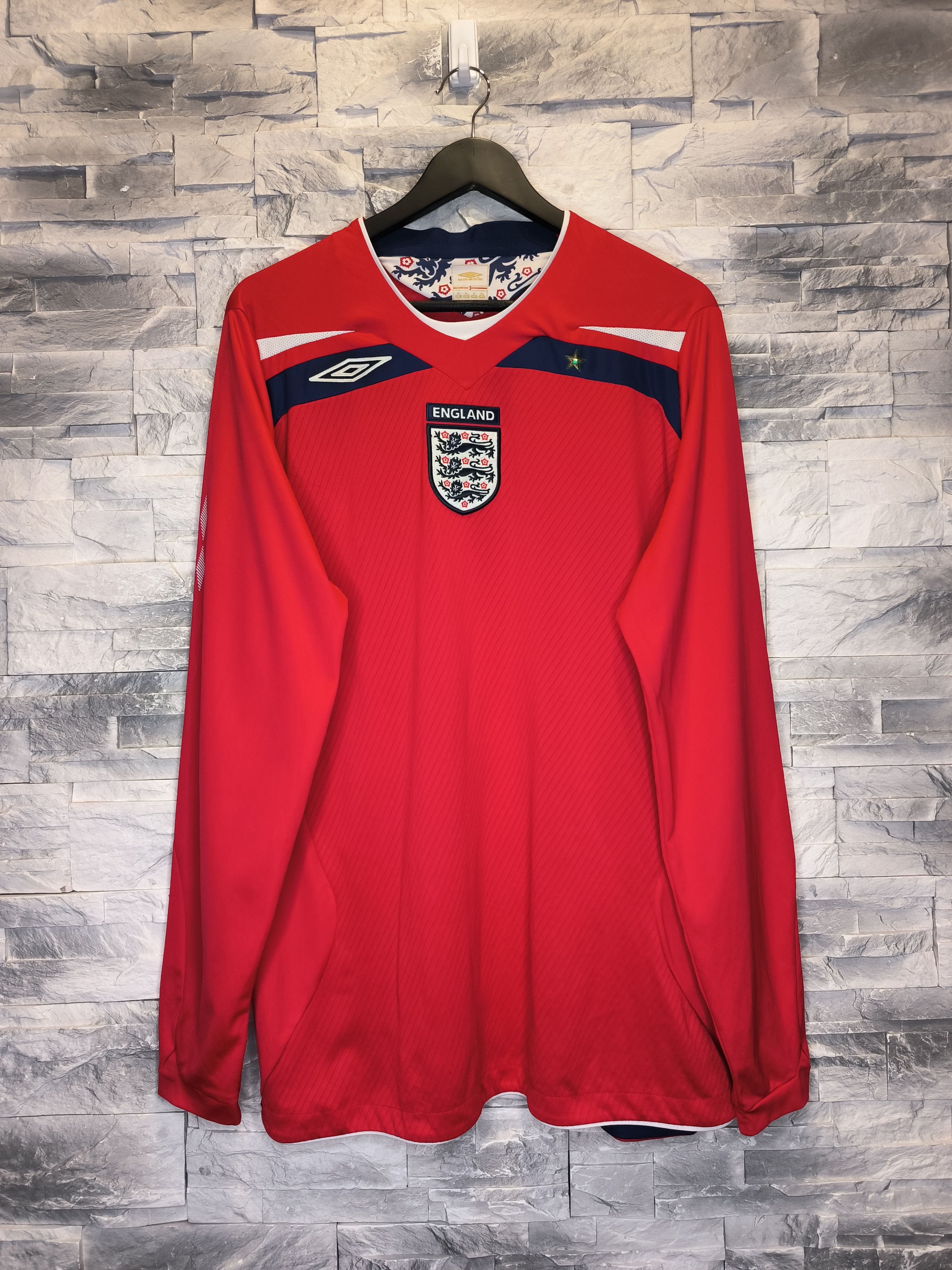 Umbro Umbro England Jersey Football Shirt 2004/05/06 Vintage Size US XL / EU 56 / 4 - 1 Thumbnail