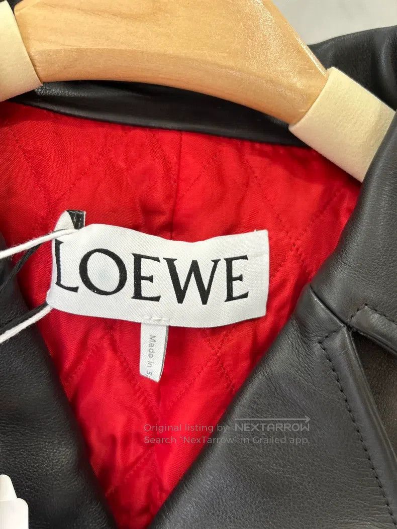 Loewe Loewe Leather jacket Size XXS / US 00 / IT 34 - 4 Thumbnail