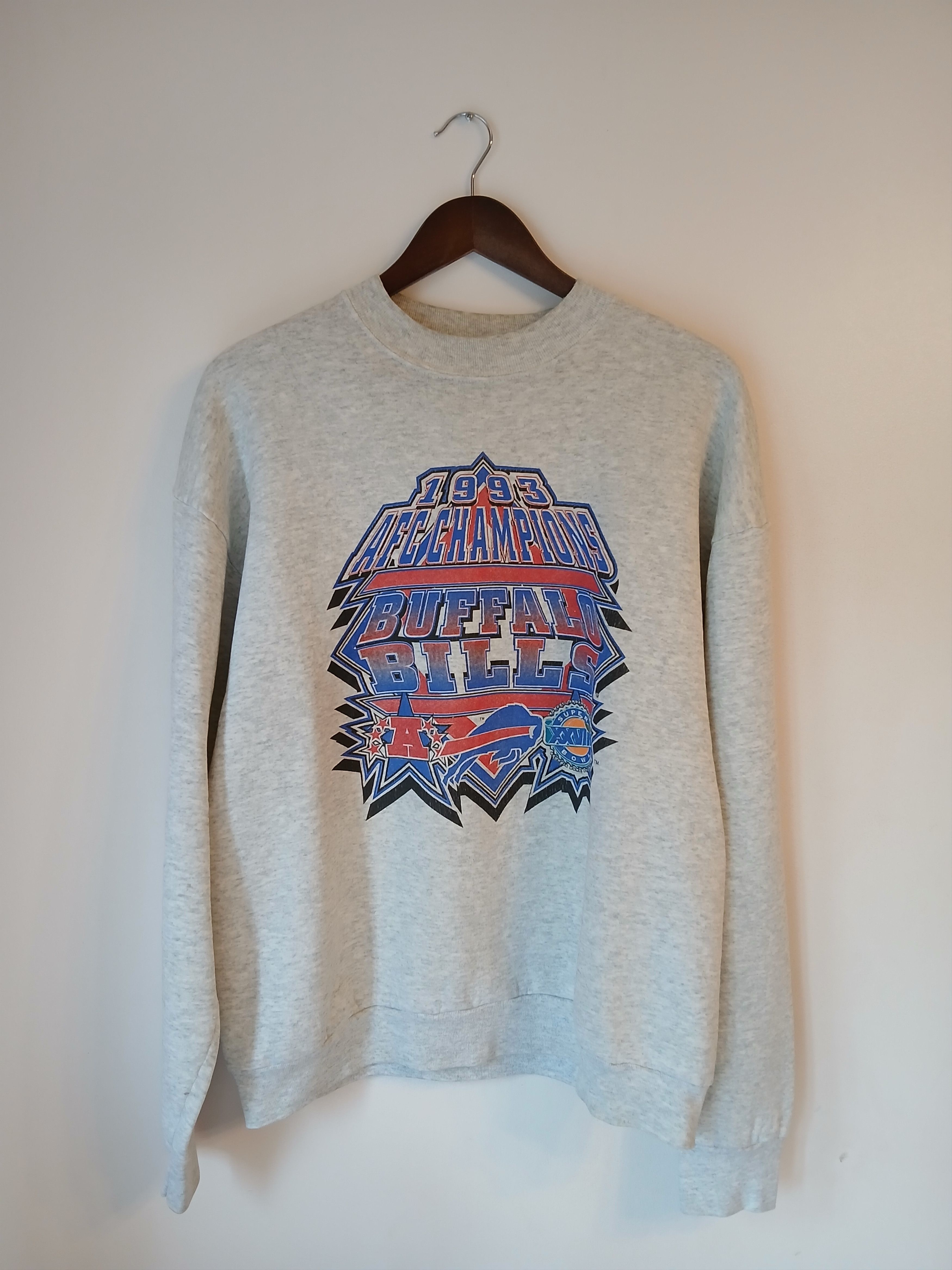 Vintage Vintage 1993 Buffalo Bills AFC Champions Crewneck Sweatshirt Size US L / EU 52-54 / 3 - 1 Thumbnail