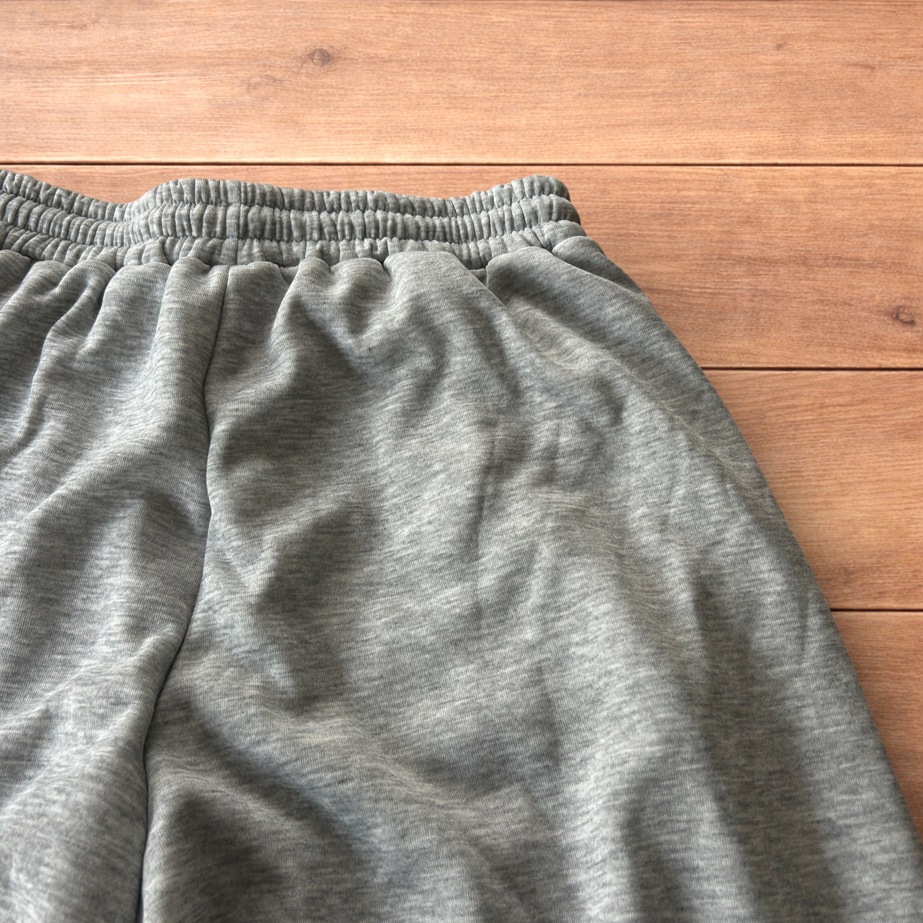 Japanese Brand Super baggy wide leg Korean joggers in marl grey. Size US 34 / EU 50 - 5 Thumbnail