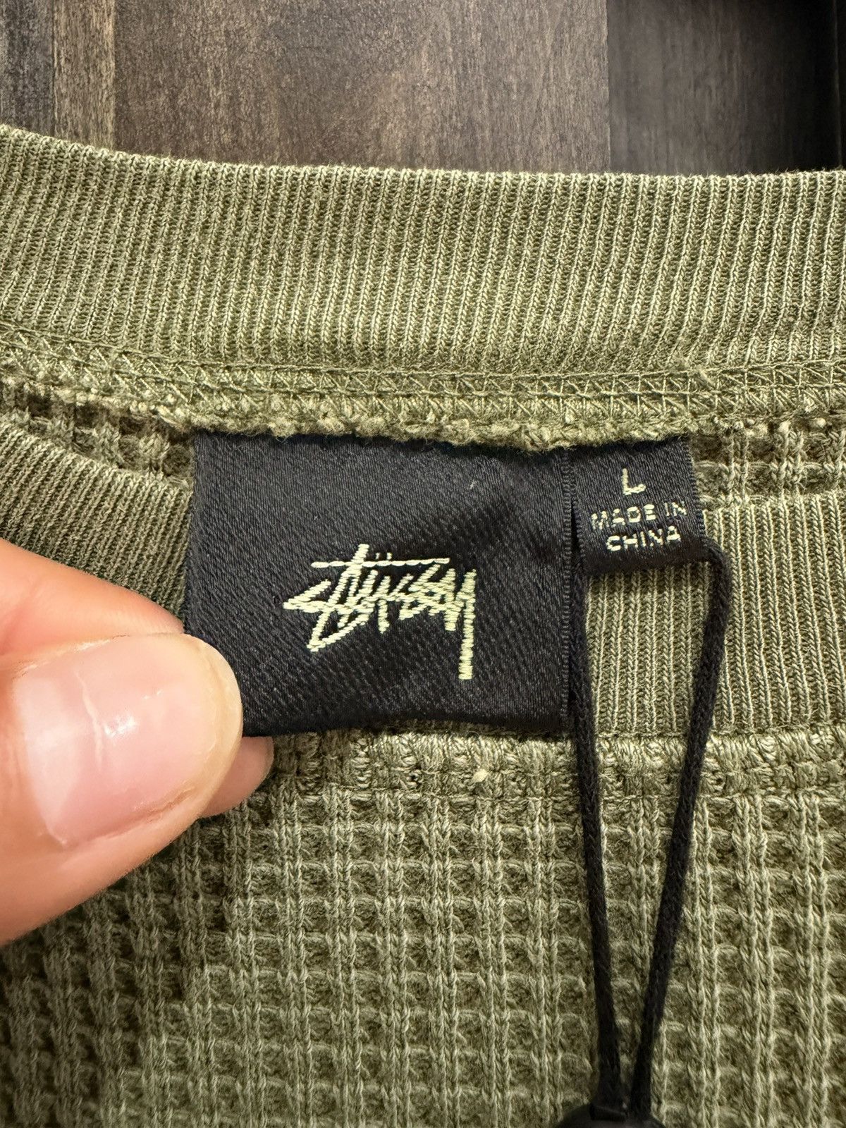 Stussy Stussy Olive Thermal Size US L / EU 52-54 / 3 - 3 Thumbnail