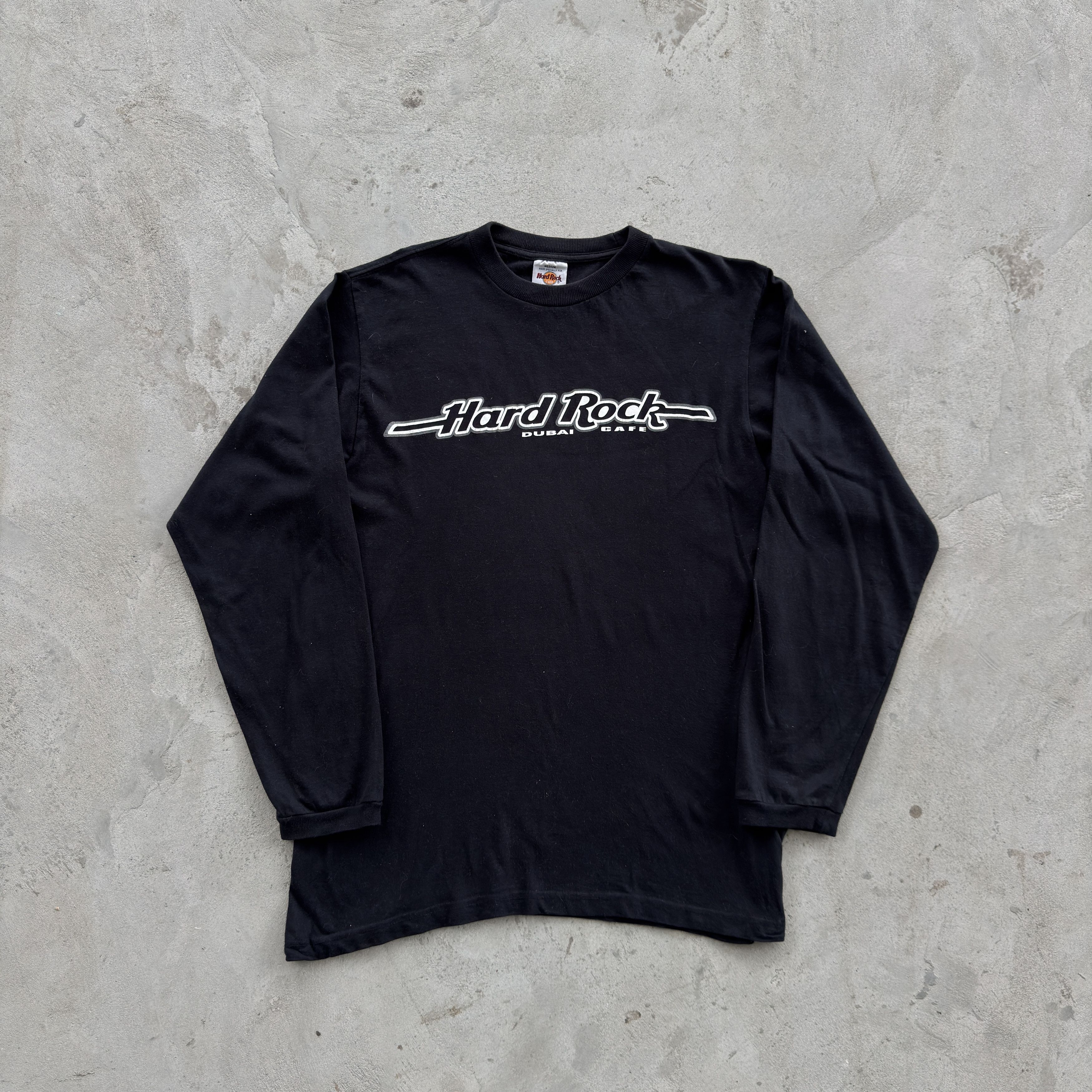 Hard Rock Cafe Vintage 90s Hard Rock Cafe Dubai Long Sleeve Tee Shirt Size US M / EU 48-50 / 2 - 1 Thumbnail