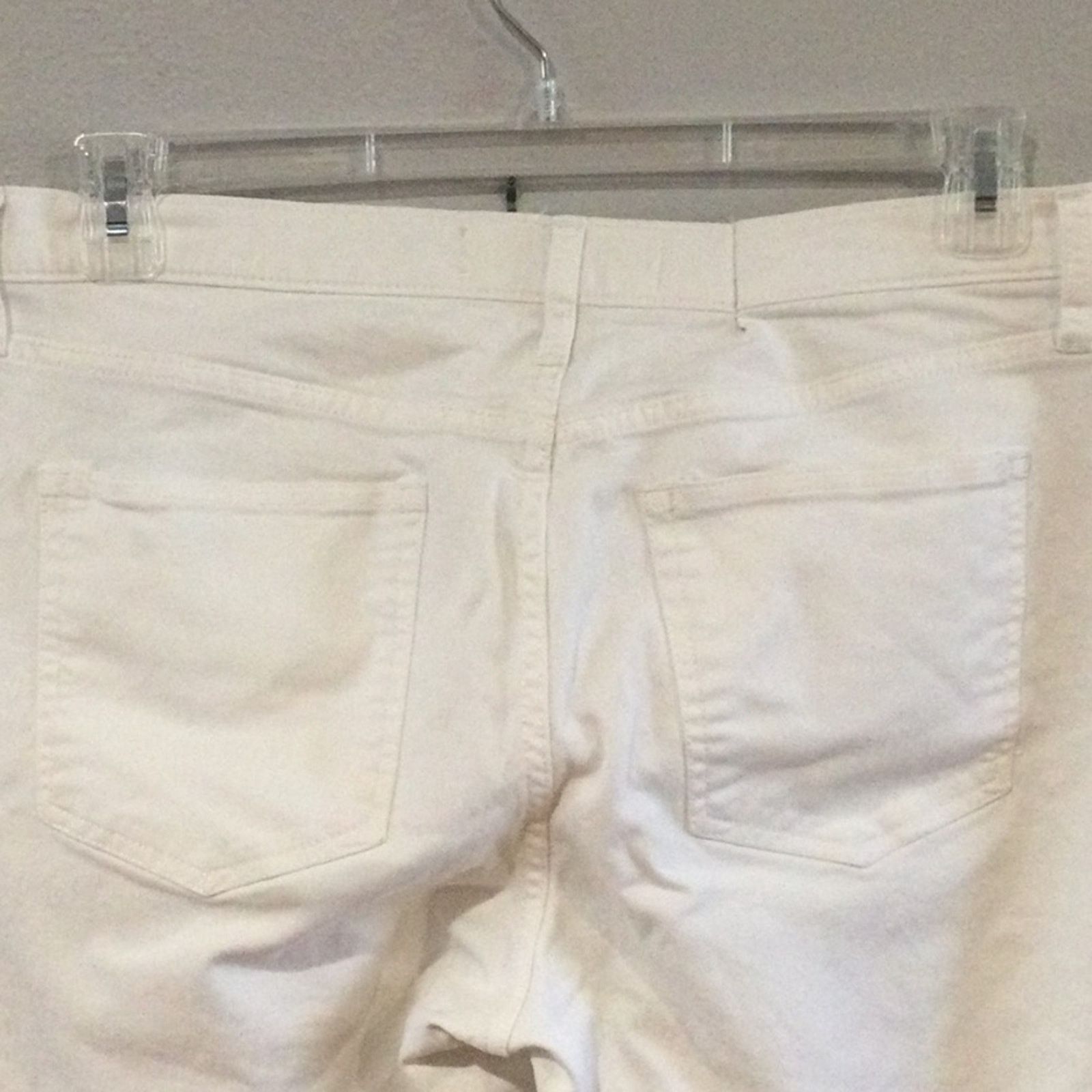 Gap Gap 1969 White Denim Bermuda 5-Pocket Shorts Size 31 Size 31" - 4 Thumbnail