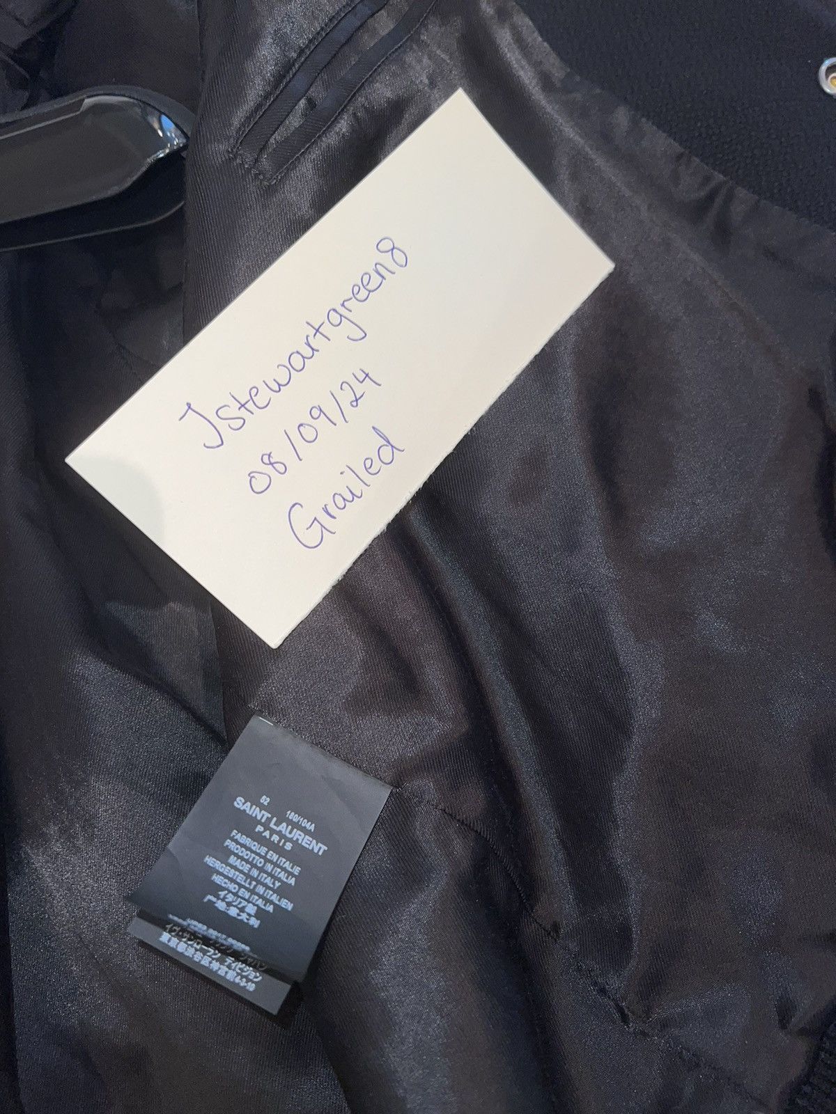 Yves Saint Laurent Saint Laurent Teddy Bomber Size US L / EU 52-54 / 3 - 5 Thumbnail