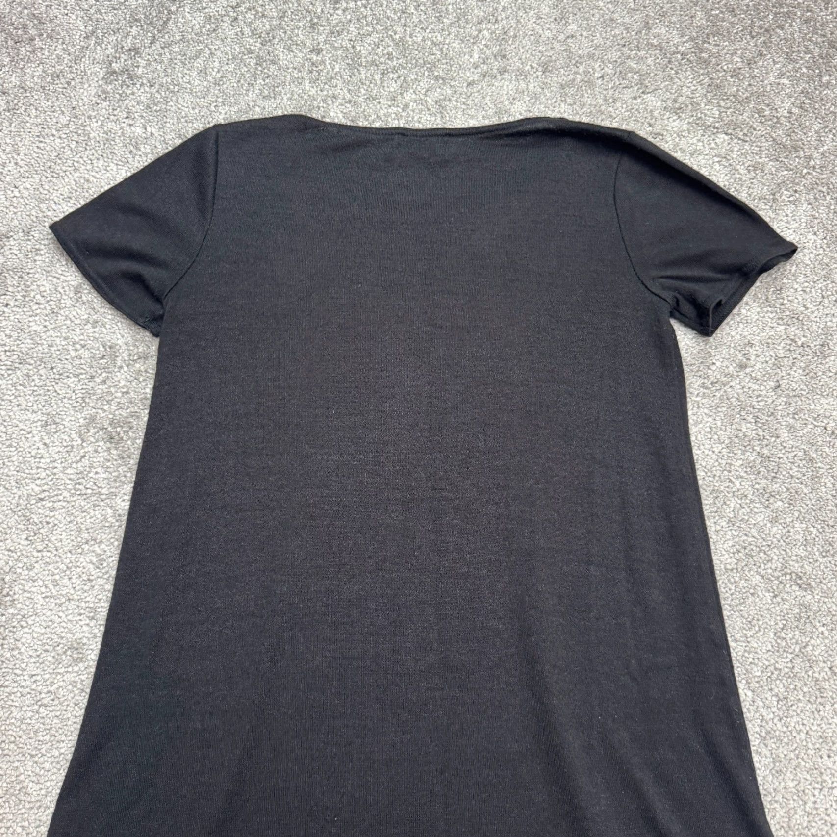 Vintage VINTAGE Wilfred Free Aritzia Mini T-Shirt Dress Women XS Black Short Sleeve Crew Neck Size XS / US 0-2 / IT 36-38 - 5 Thumbnail