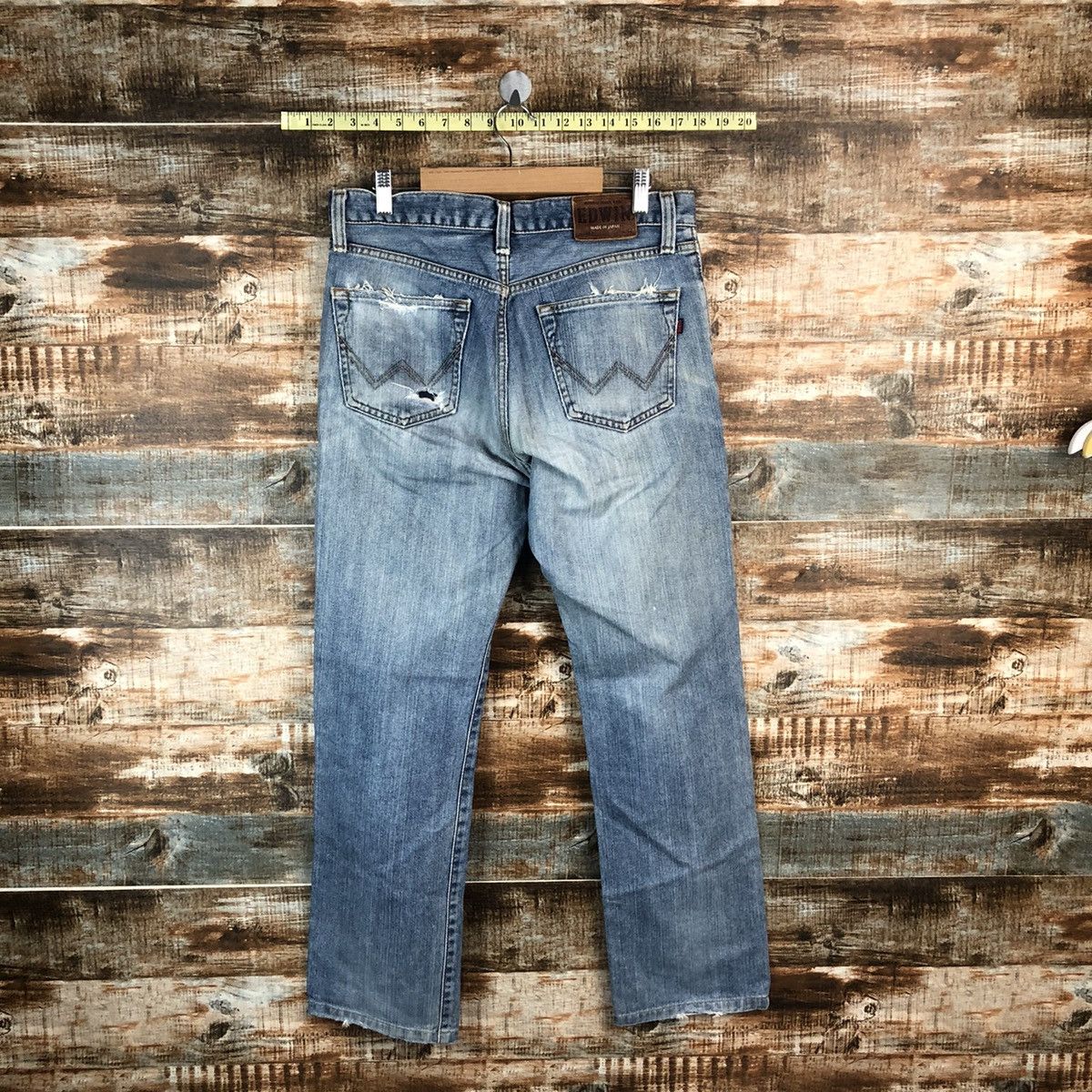 Edwin Edwin japan vintage ripped distressed Denim Pants #A1414 Size US 32 / EU 48 - 13 Thumbnail