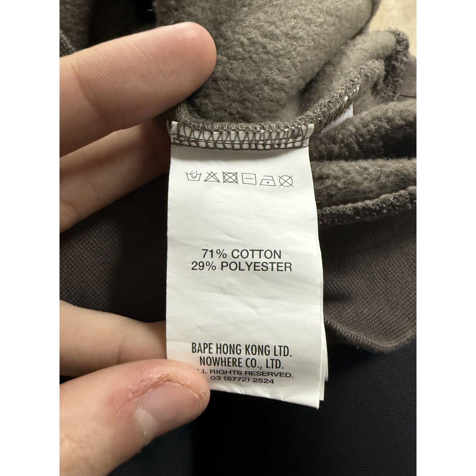 Aape × Bape AApe Hoodie Taupe Used Medium Size US M / EU 48-50 / 2 - 3 Thumbnail
