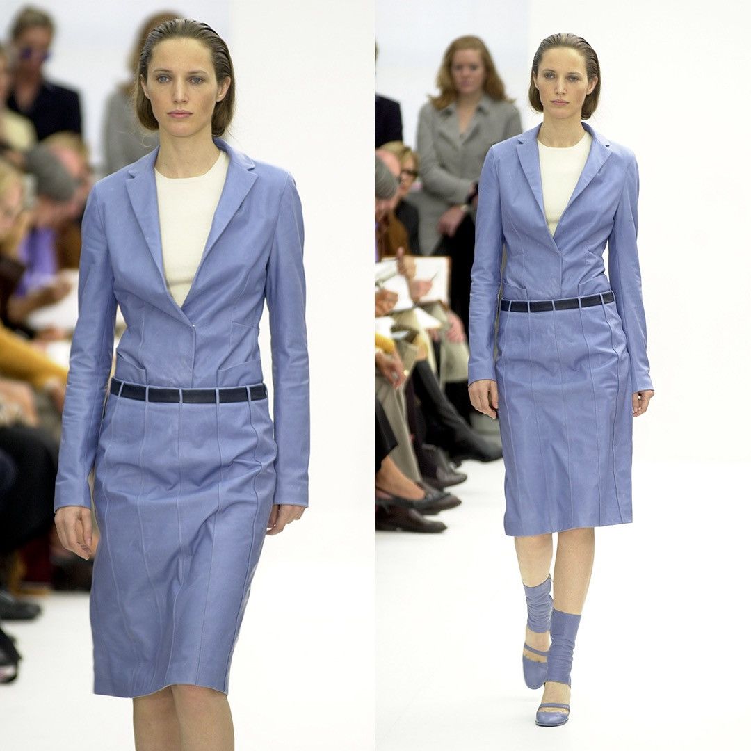 Burberry × Burberry Prorsum Roberto Menichetti SS01 Panelled Knee Length Skirt Size 27" / US 4 / IT 40 - 4 Thumbnail