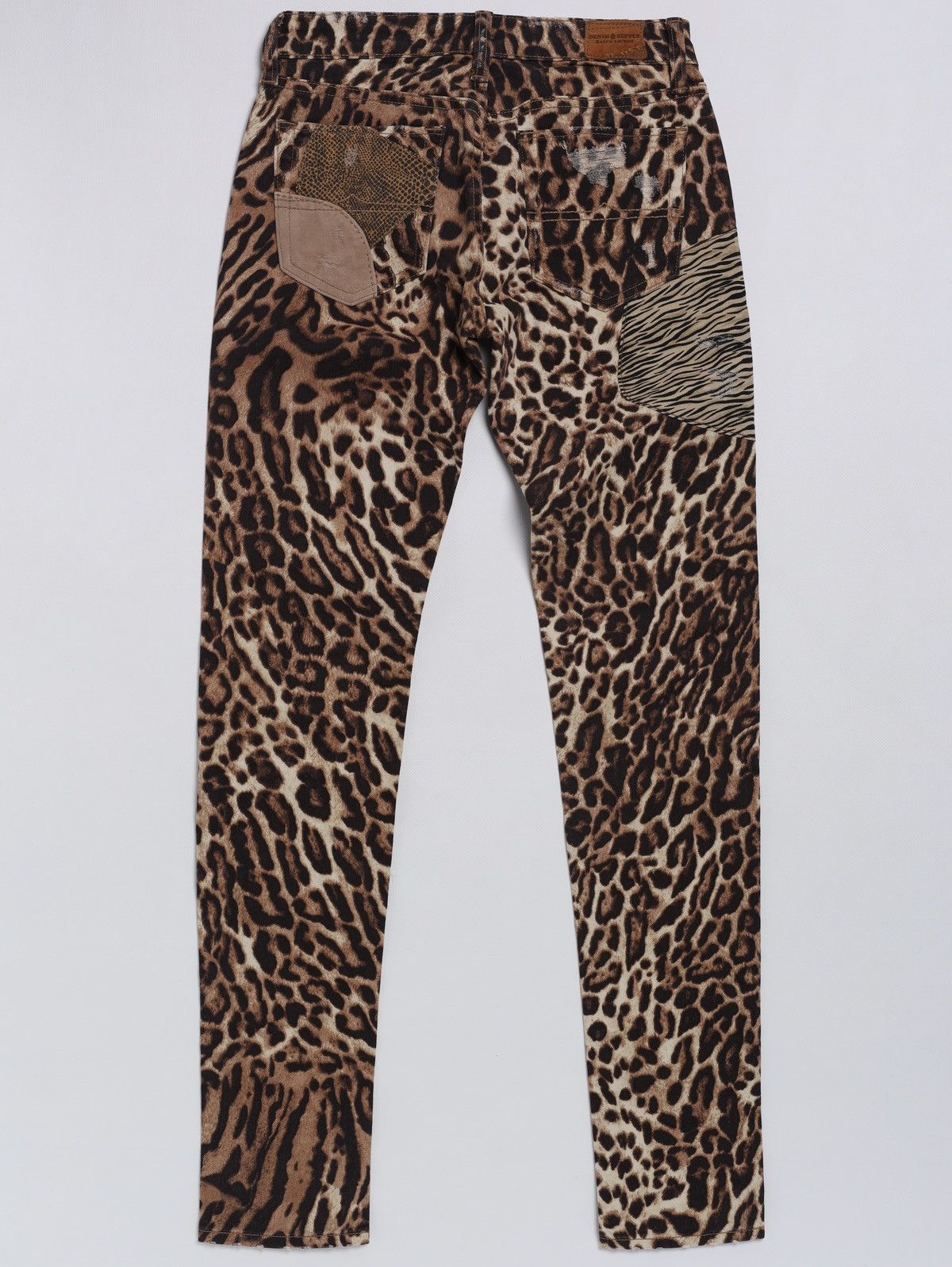 Denim & Supply Ralph Lauren Denim and Supply Ralph Lauren Patchwork Leopard Print Denim Size 26" / US 2 / IT 38 - 8 Thumbnail