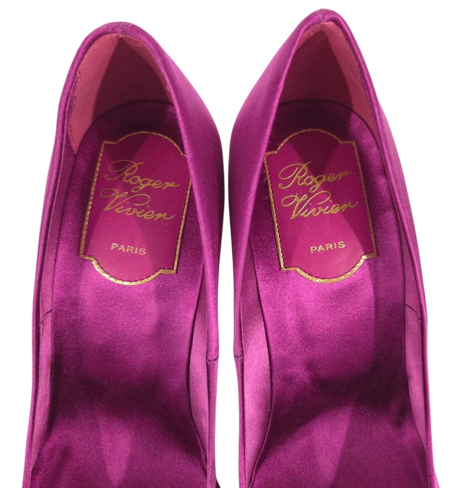 Roger Vivier Roger Vivier Flower Strass Satin Pumps US 5.5 EU 35.5 Women Size US 5.5 / IT 35.5 - 9 Thumbnail