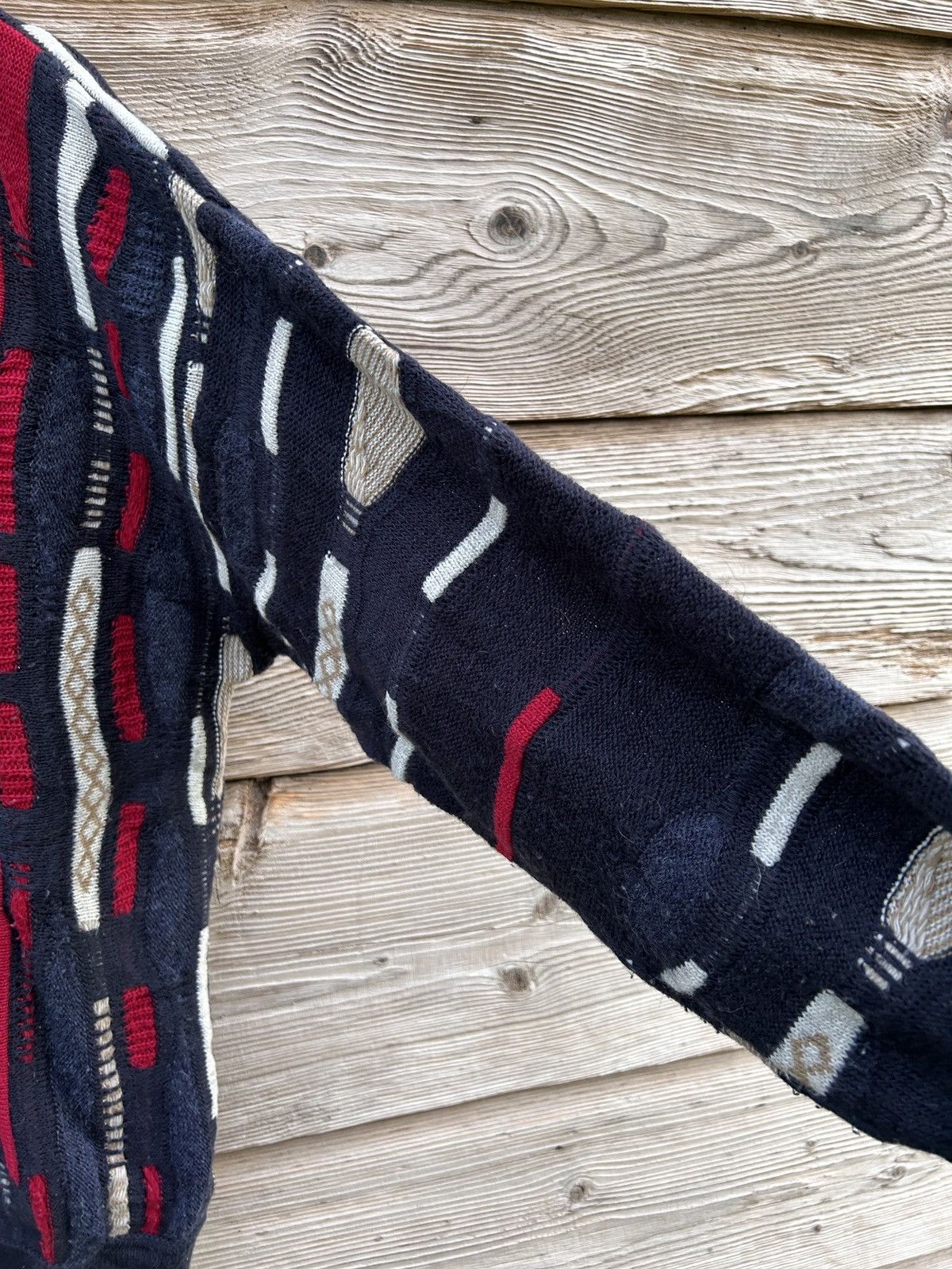 Vintage 90s Vintage Alpaca Coogi Style Wool Chunky Sweater Size US M / EU 48-50 / 2 - 5 Thumbnail
