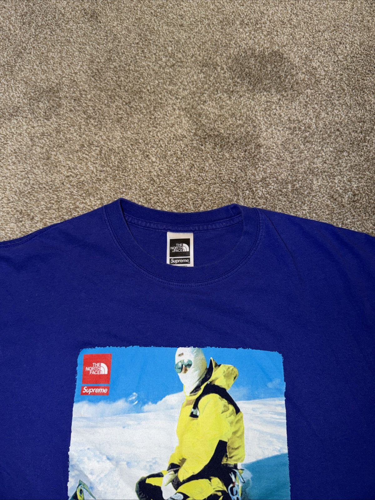 Supreme × The North Face Supreme X The North Face Ski Photo Tee Royal Size Medium Size US M / EU 48-50 / 2 - 5 Thumbnail
