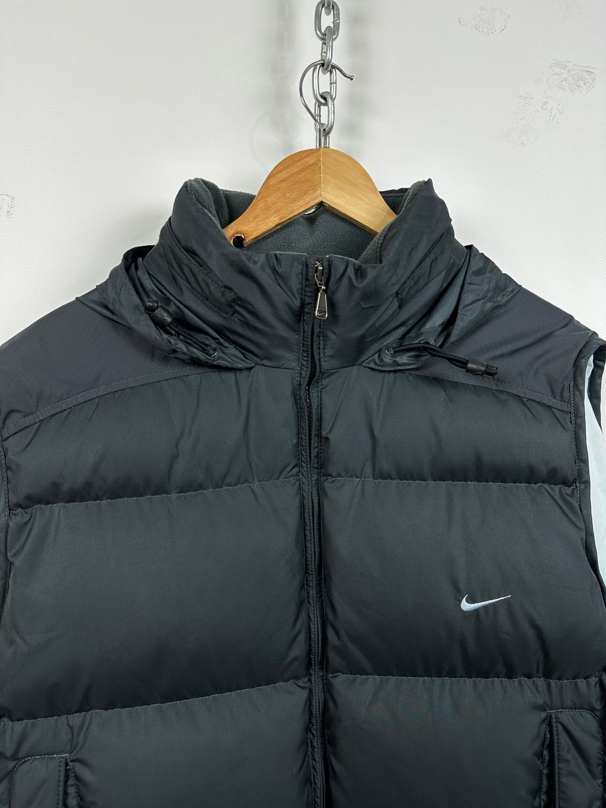 Nike 00s Vintage Nike Grey Down Puffer Vest Size US XL / EU 56 / 4 - 21 Thumbnail