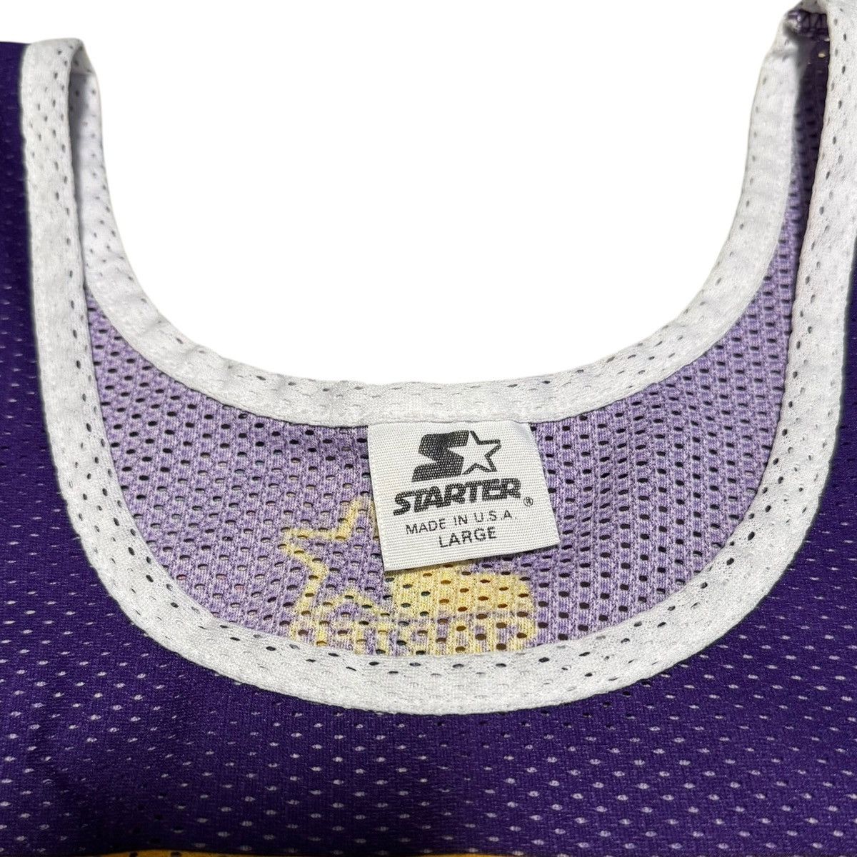 NBA × Starter × Vintage Vintage Starter Los Angeles Lakers Mesh Jersey Adult Large Size US L / EU 52-54 / 3 - 7 Thumbnail