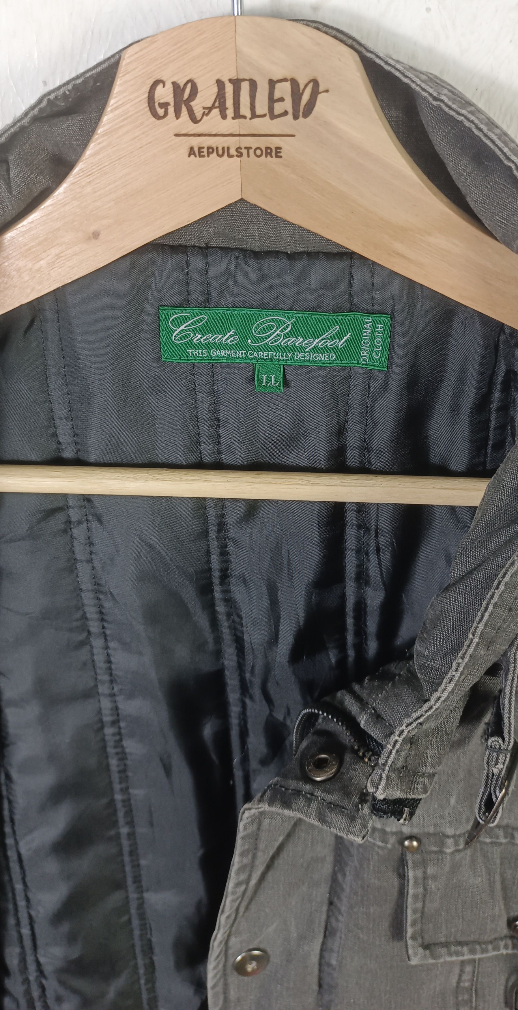 If Six Was Nine Rare🔥 Create Barefoot Bondage Military 5 Pocket Jacket Size US L / EU 52-54 / 3 - 12 Thumbnail