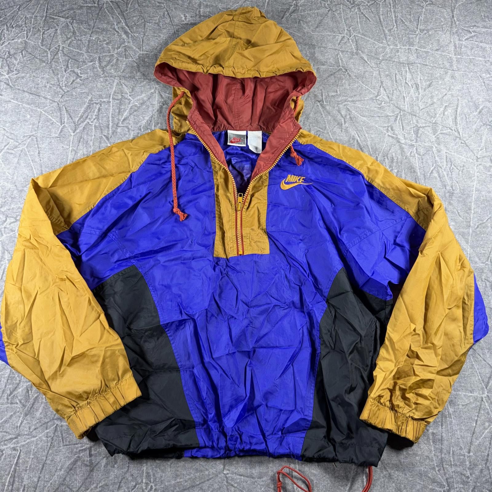 Nike Nike Jacket Kid's L Purple 80s 90s Vintage Hoodie 1/4 Zip Size US L / EU 52-54 / 3 - 2 Thumbnail