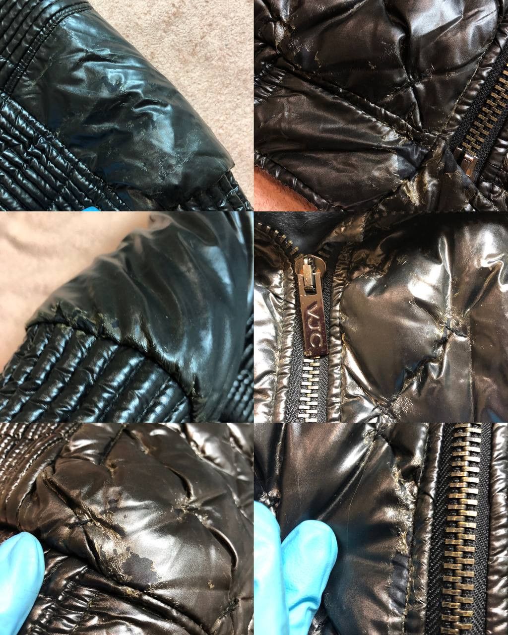 Versace Jeans Couture Versace PATENT Leather Jacket Bomber Size M / US 6-8 / IT 42-44 - 14 Thumbnail