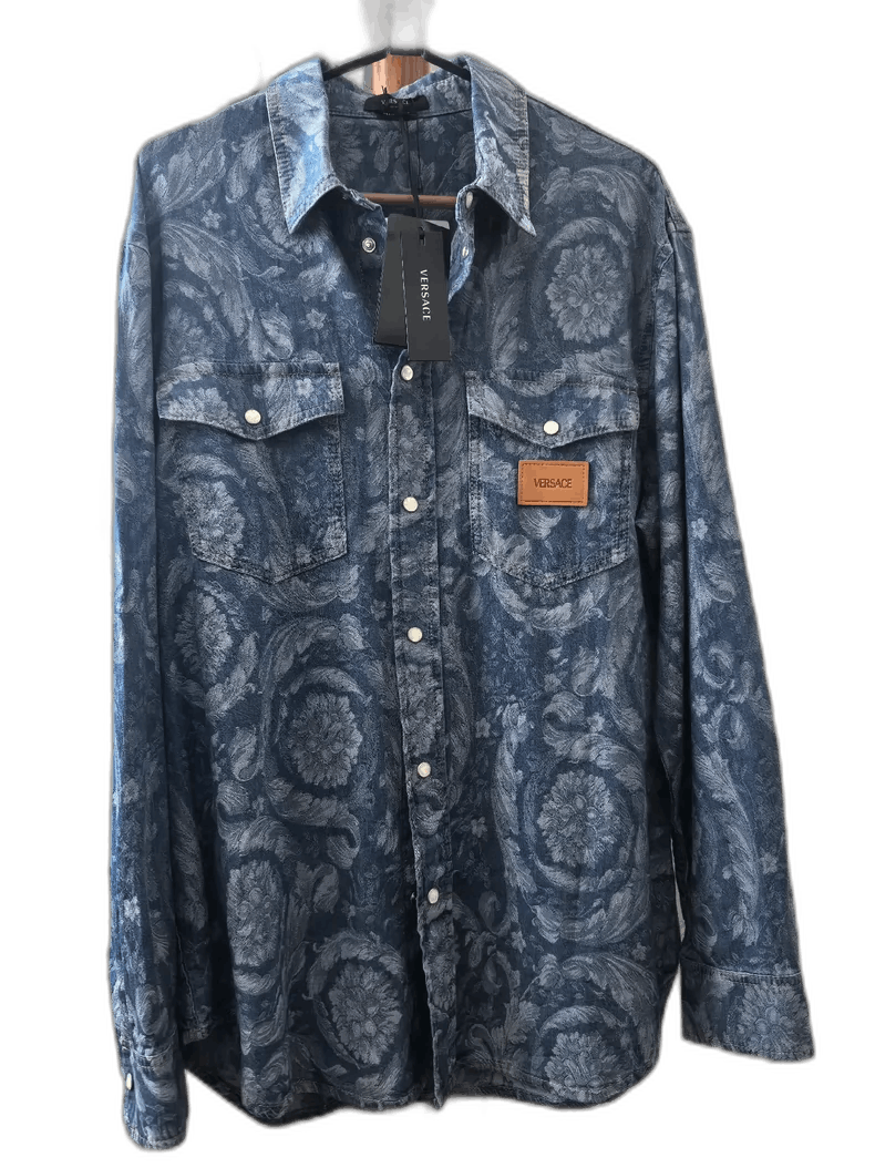 Versace Men's Casual Denim Shirt - dmc