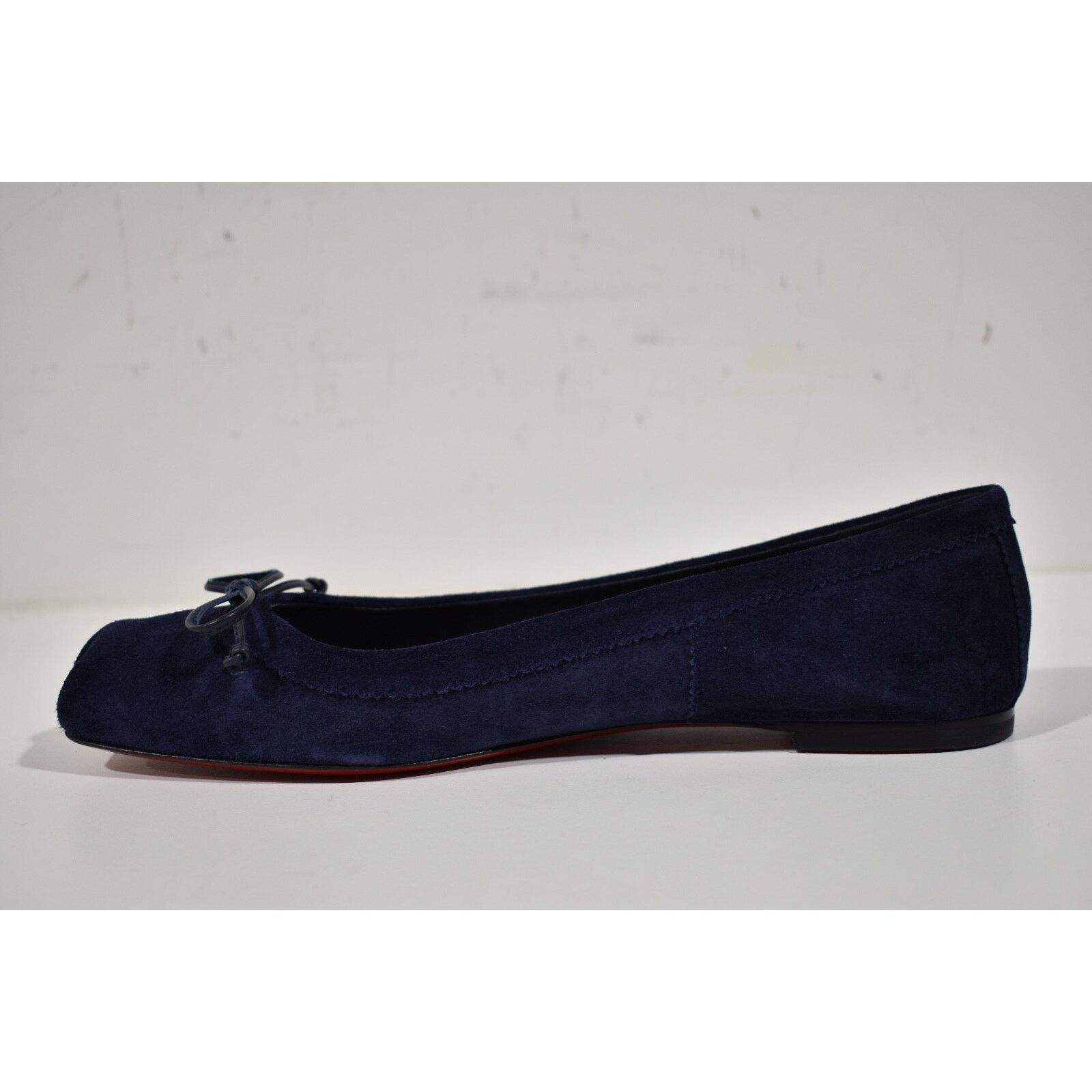 Christian Louboutin Christian Louboutin Mamadrague Flat Ink Blue Suede Size US 9.5 / IT 39.5 - 9 Thumbnail