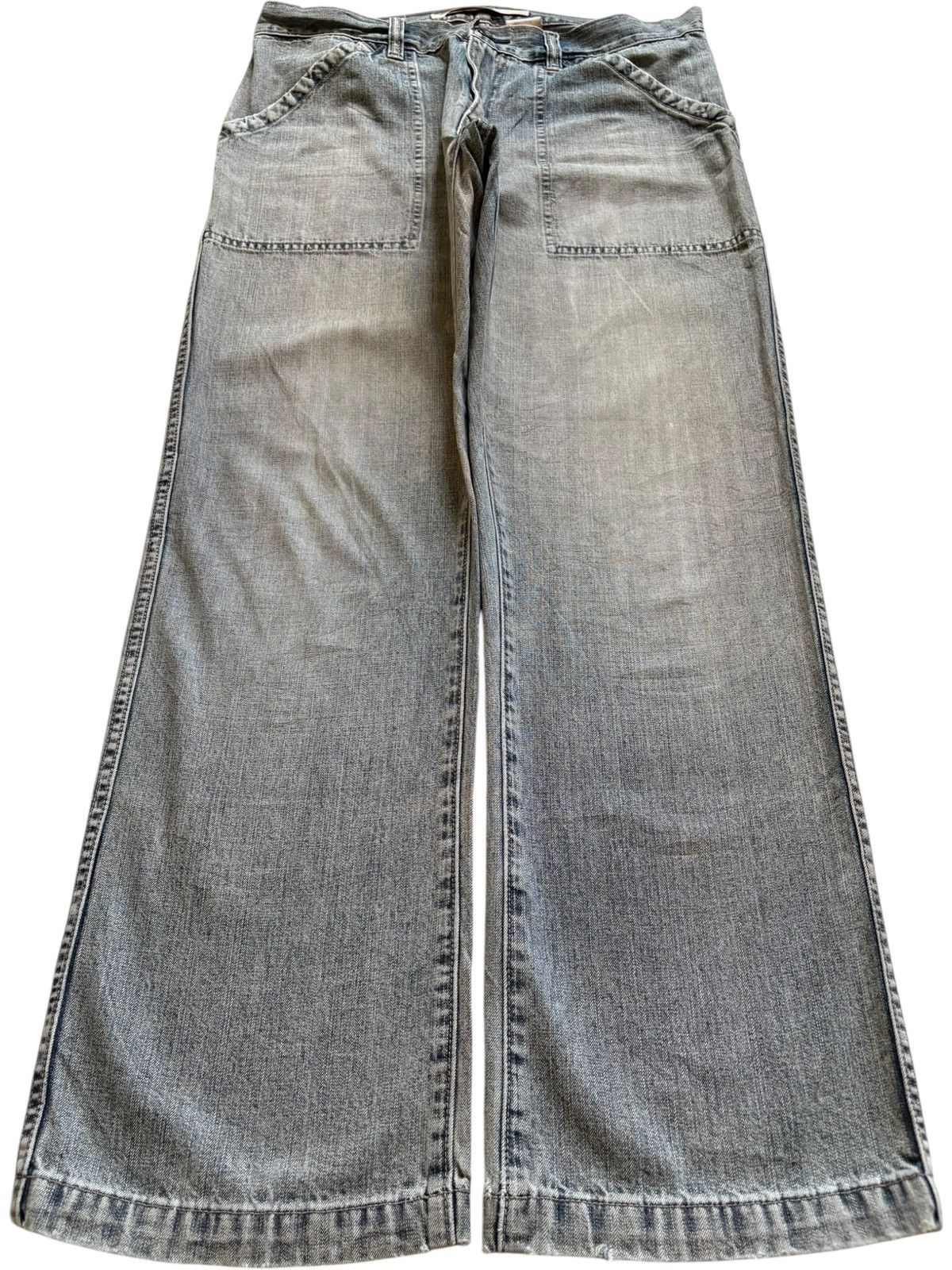Gap Vintage GAP Rusty Mud Wash Loose Baggy Fatigue Jeans Size US 34 / EU 50 - 1 Thumbnail