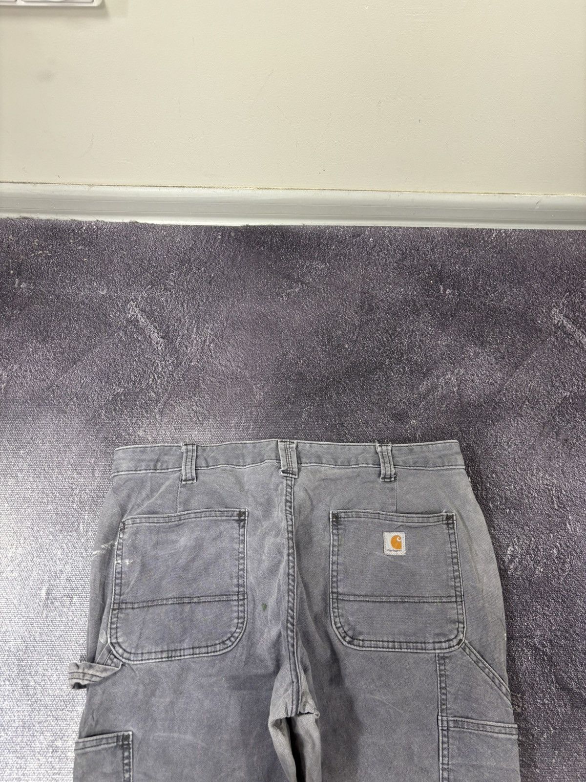 Carhartt Vintage Carhartt USA Distressed Gray Baggy Carpenter Pants Size US 32 / EU 48 - 8 Thumbnail