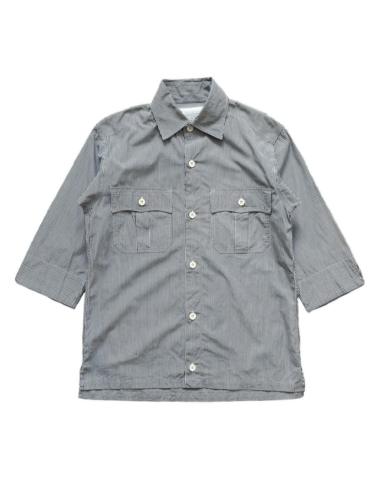 Nonnative Nonnative Hickory Stripe 3/4 Sleeve Officer Shirt Size US S / EU 44-46 / 1 - 1 Thumbnail