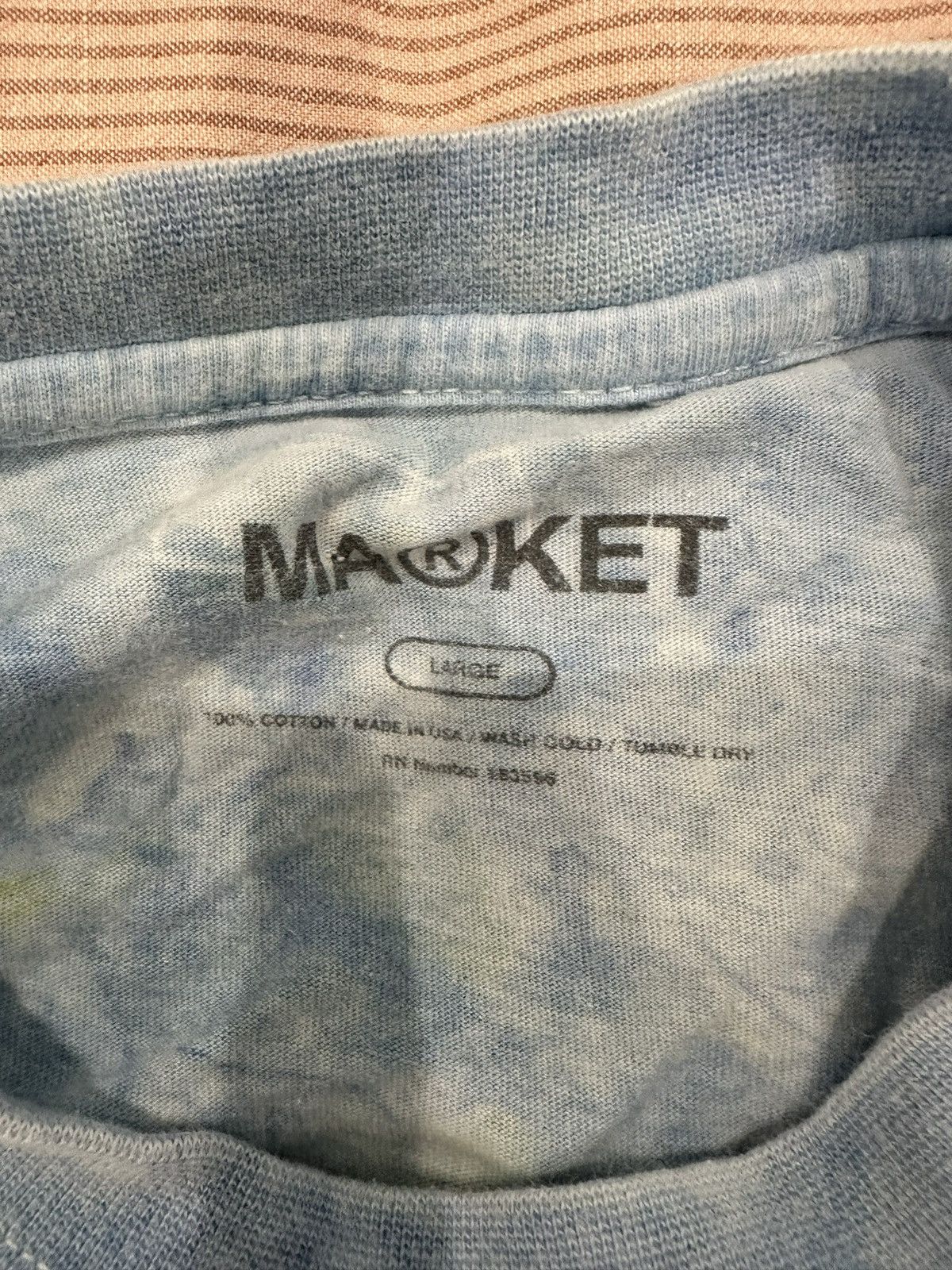 Market × Vintage Light Blue Market T-Shirt Size US L / EU 52-54 / 3 - 2 Thumbnail