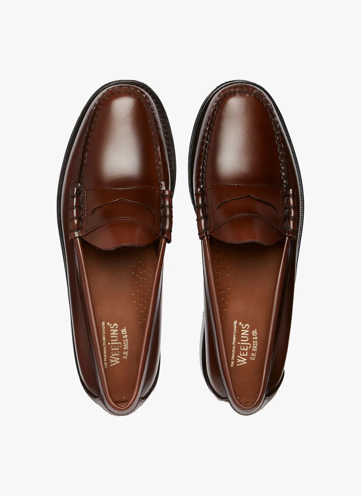 G.H. Bass & Co. o1s22i1n1024 Weejuns Larson Loafers in Brown Size US 8 / EU 41 - 3 Thumbnail