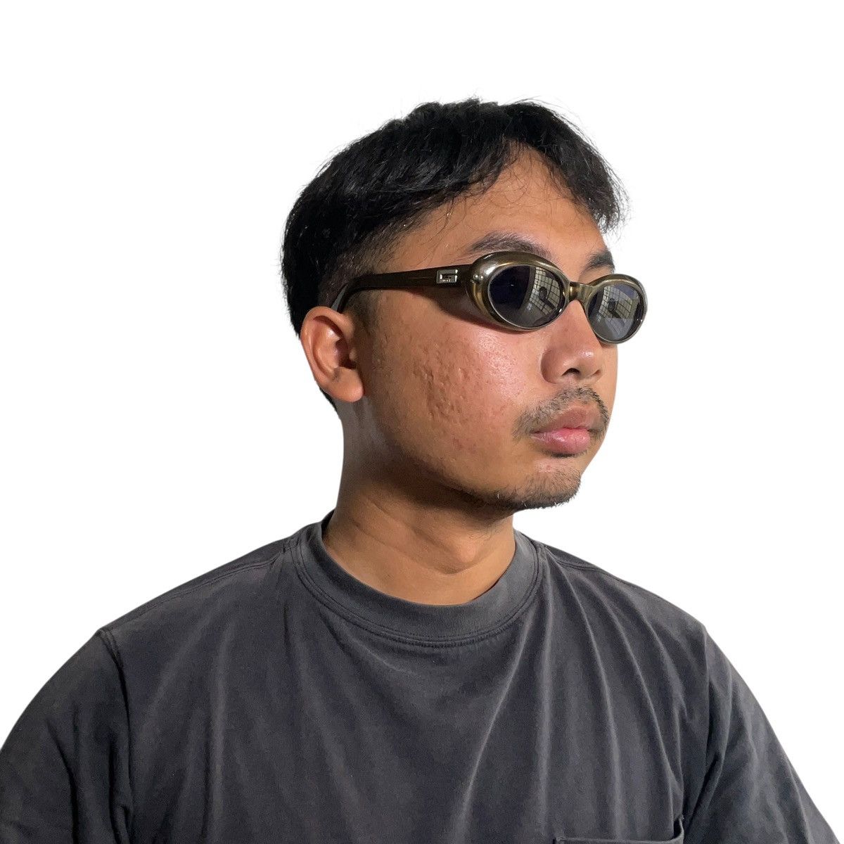 Gucci Gucci 90s Black & Golden Cat Eye Glasses Size ONE SIZE - 19 Thumbnail