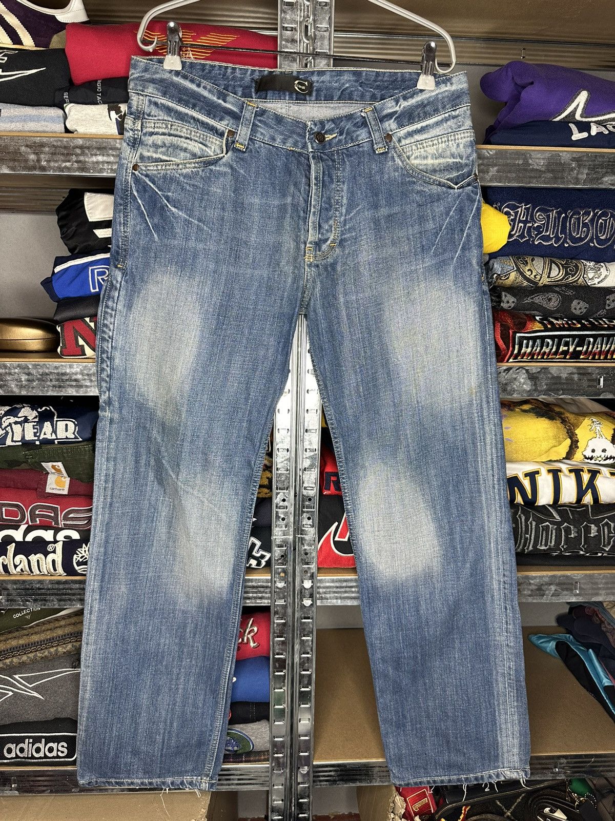 image of Vintage Just Cavalli Jeans Denim Pocket Pants, Men's (Size 34)