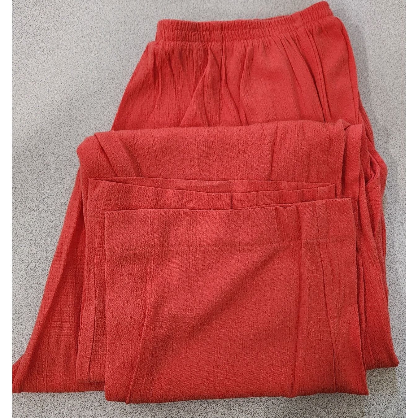 Other Draper's & Damon's Orange Crinkle Material Pull On Pants M Size 30" / US 8 / IT 44 - 6 Thumbnail