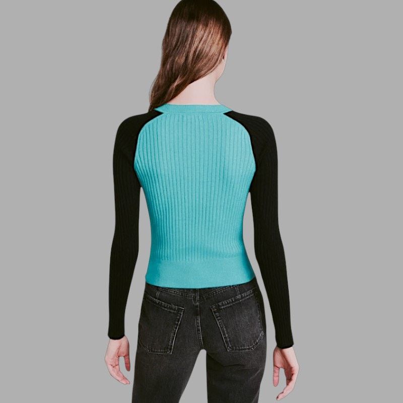 Rag & Bone Rag & Bone Blue/White Sweater | Size M Size M / US 6-8 / IT 42-44 - 6 Thumbnail
