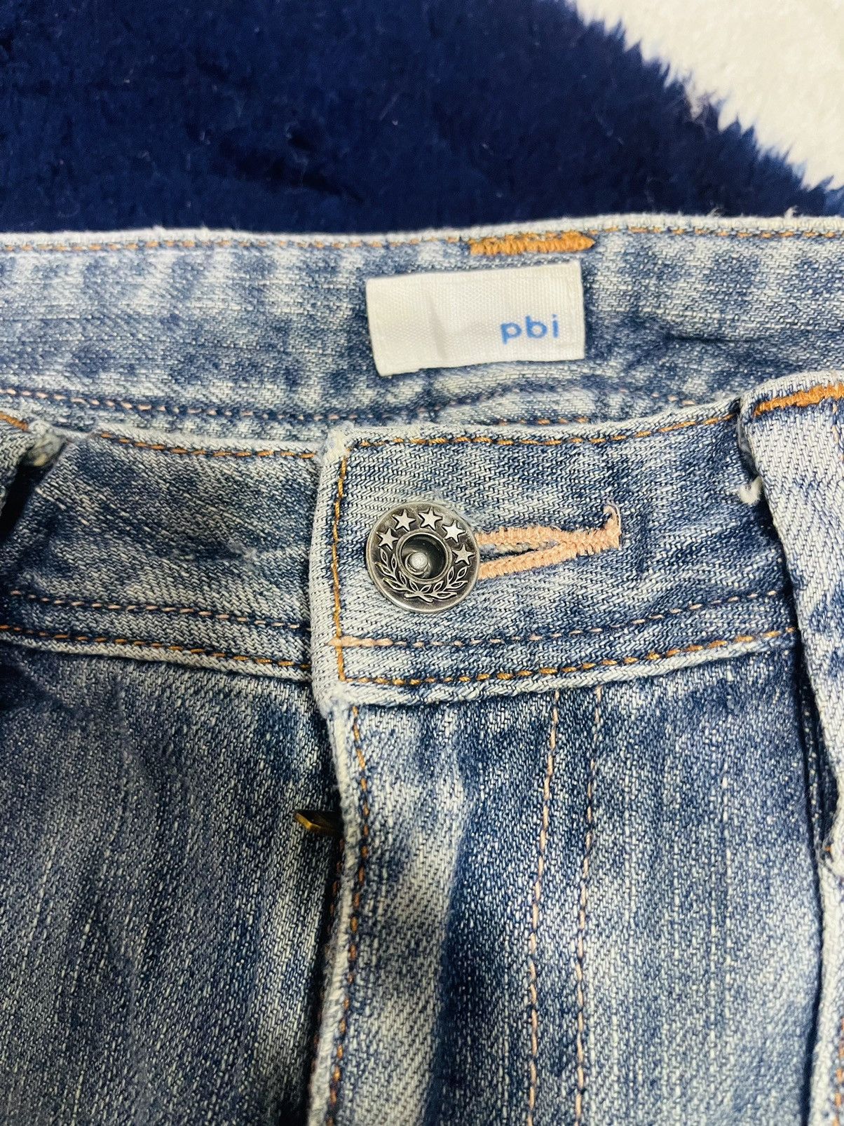 Japanese Brand PBI Bushpant Distressed Denim (16) Size 30" / US 8 / IT 44 - 10 Thumbnail