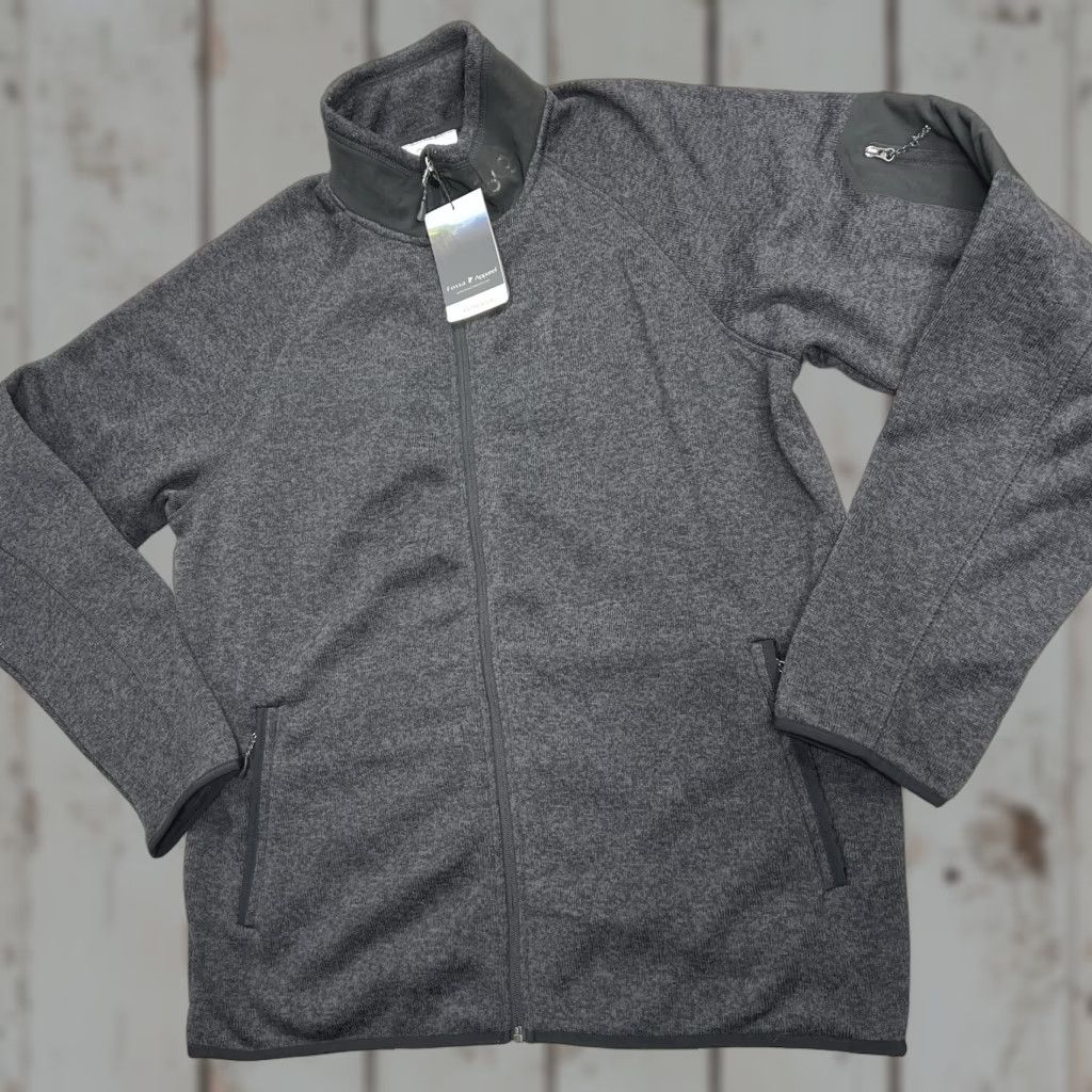 Vintage Fossa Jacket Gray XL Fleece Lined Villa Stand-Up Zip Pockets NWT Men’s Regular City Classic Outdoor Casual Golf Running Hiking Skiing? Size US XL / EU 56 / 4 - 1 Thumbnail