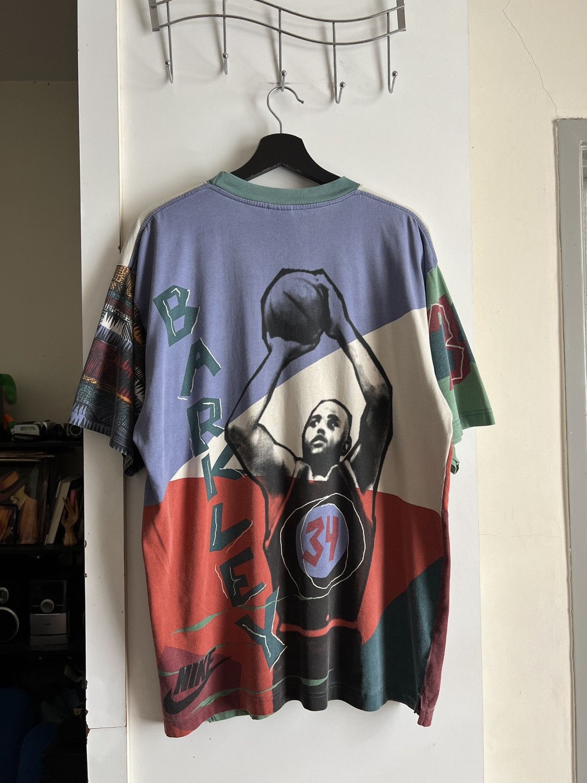 VINTAGE NIKE CHARLES BARKLEY ALL OVER PRINT