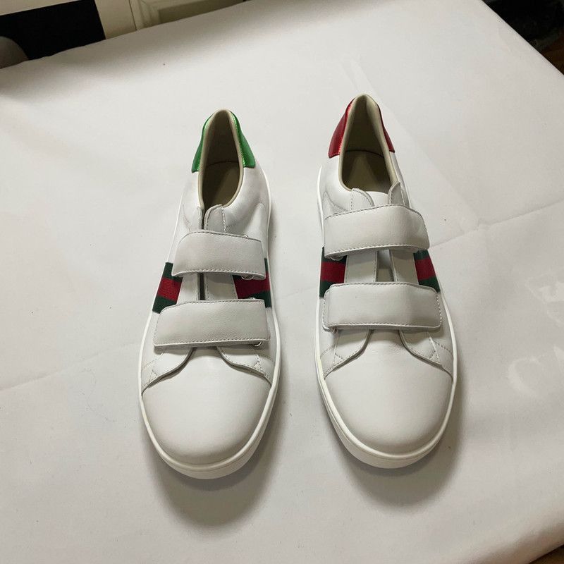 Gucci Gucci Kids ACE Leather Low-Top Sneakers - Size US 6 / EU 39 - 2 Thumbnail