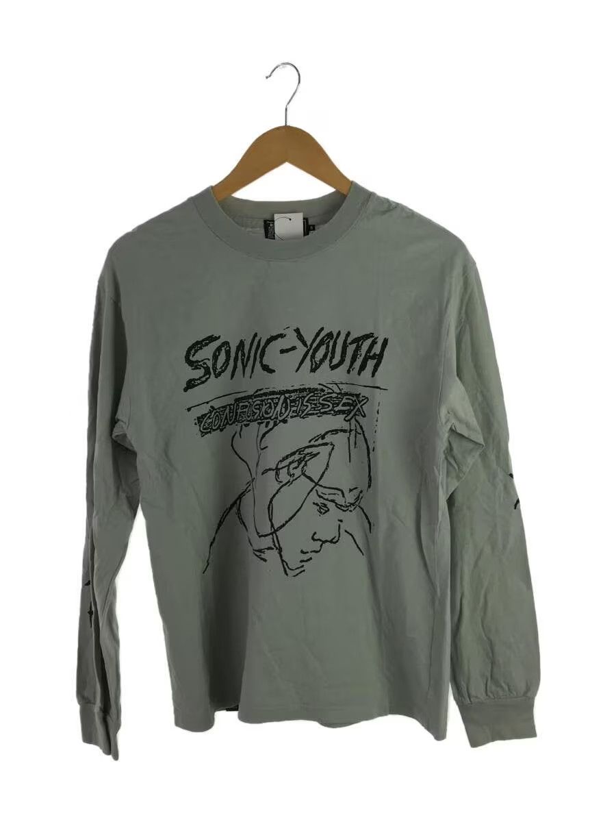 image of Hysteric Glamour Sonic Youth "confusion Is Sex" Long Sleeve Tee in Grey, Men's (Size Small)