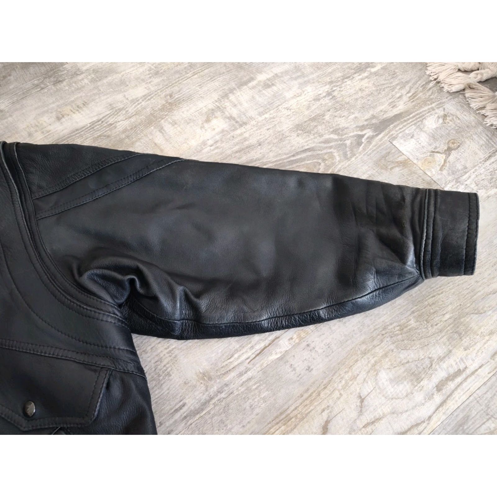 Vintage Vintage Handmade Leather Jacket Mexico Genuine XXXXXXXXXXXXXXXXX Size US M / EU 48-50 / 2 - 3 Thumbnail