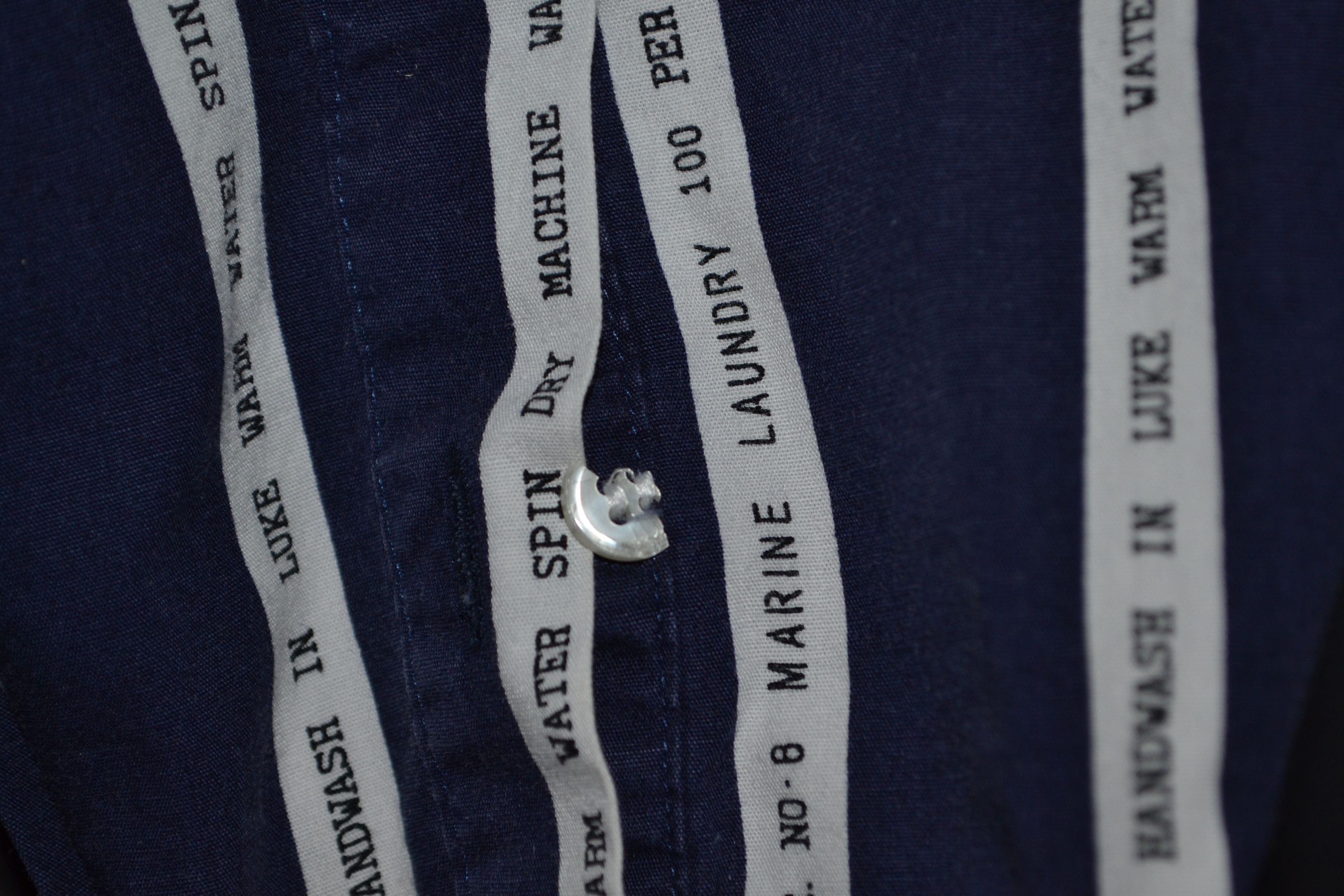 Paul Smith Paul Smith Vintage Striped Marine Shirt 2 L-XL Oversized Size US L / EU 52-54 / 3 - 8 Thumbnail