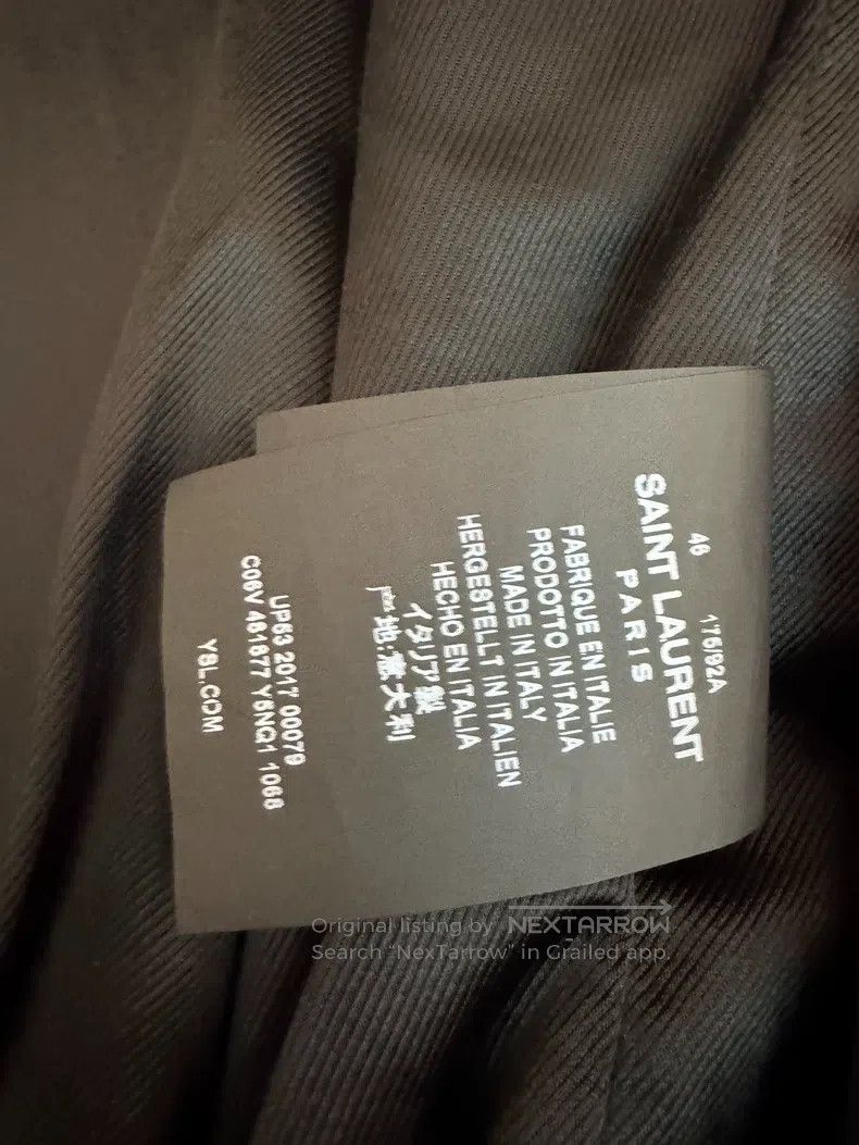 Saint Laurent Paris Saint Laurent Paris Flame Leather Jacket Size US S / EU 44-46 / 1 - 5 Thumbnail