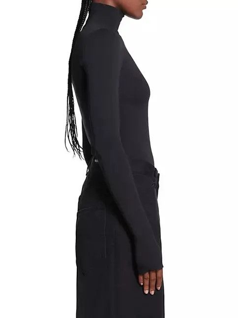 Balenciaga o1bcso1str0525 Tight Turtleneck Sweater in Black Size L / US 10 / IT 46 - 5 Thumbnail